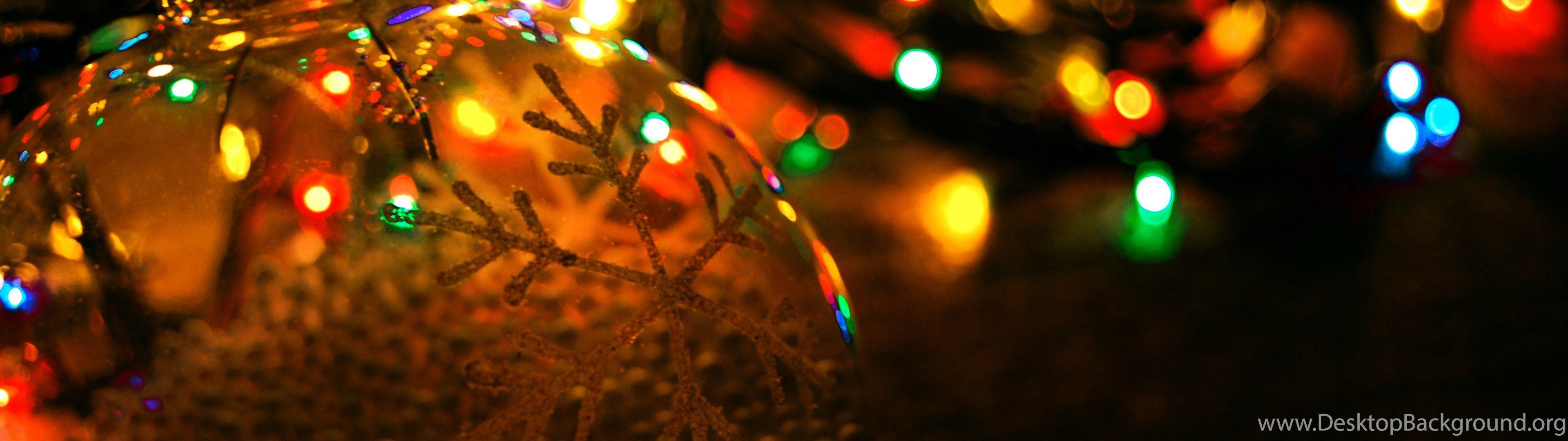 3840x1080 Christmas Wallpaper Desktop Background