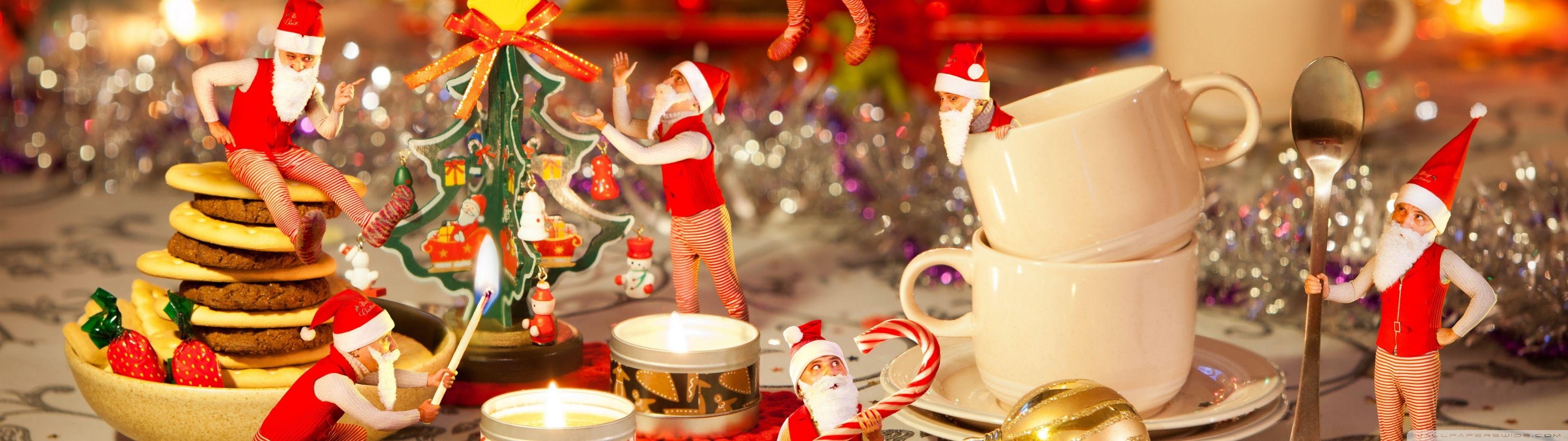 3840x1080 Christmas Fun Ultra HD Desktop Background Wallpaper for 4K UHD TV : Widescreen & UltraWide Desktop & Laptop : Multi Display, Dual Monitor : Tablet