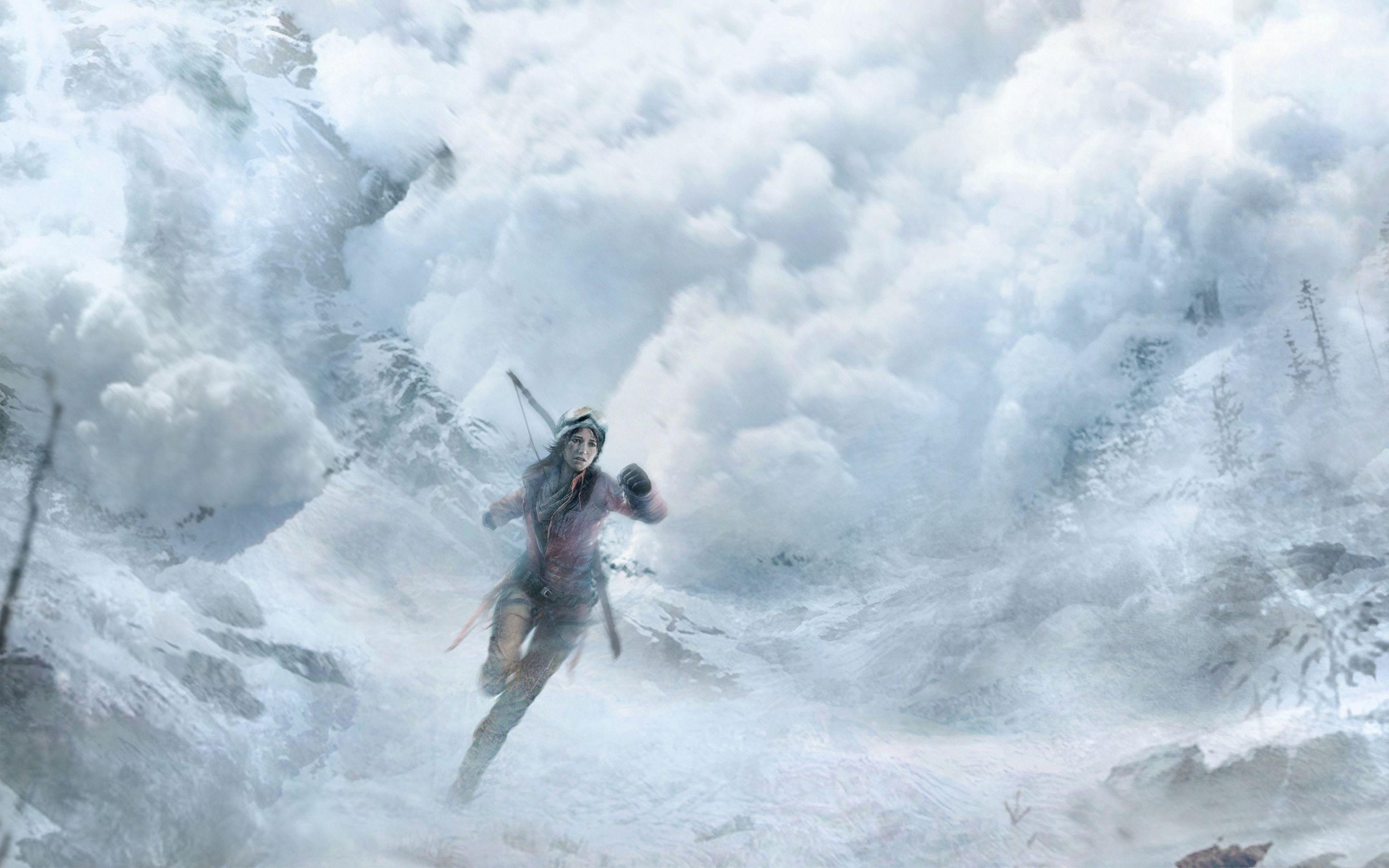 2880x1800 Lara Croft Rise Of The Tomb Raider Wallpaper