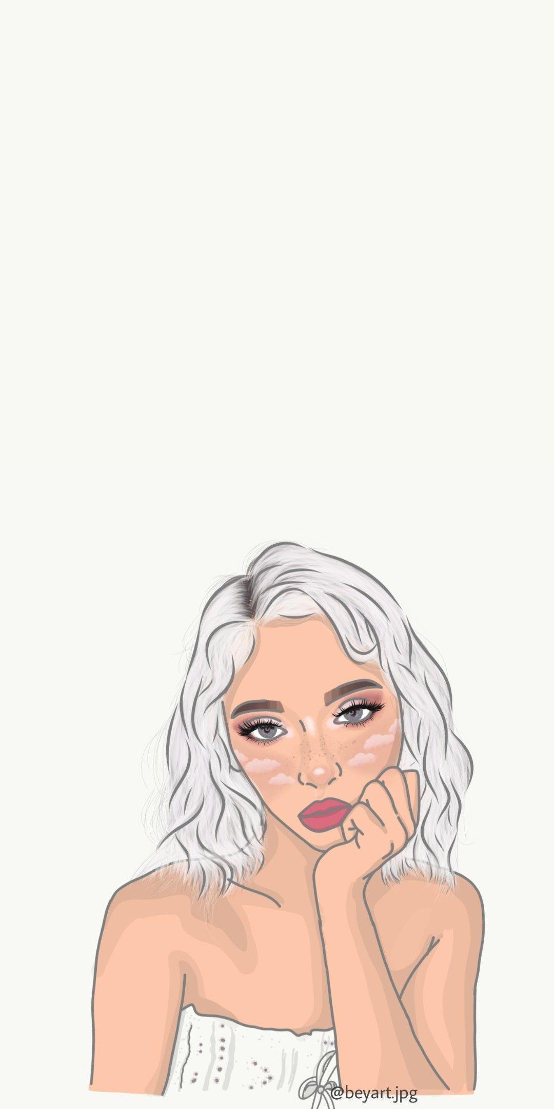 1080x2160 wallpaper #aesthetic #adobedraw #illustration. Foto abstrak, Ilustrasi, Seni origami