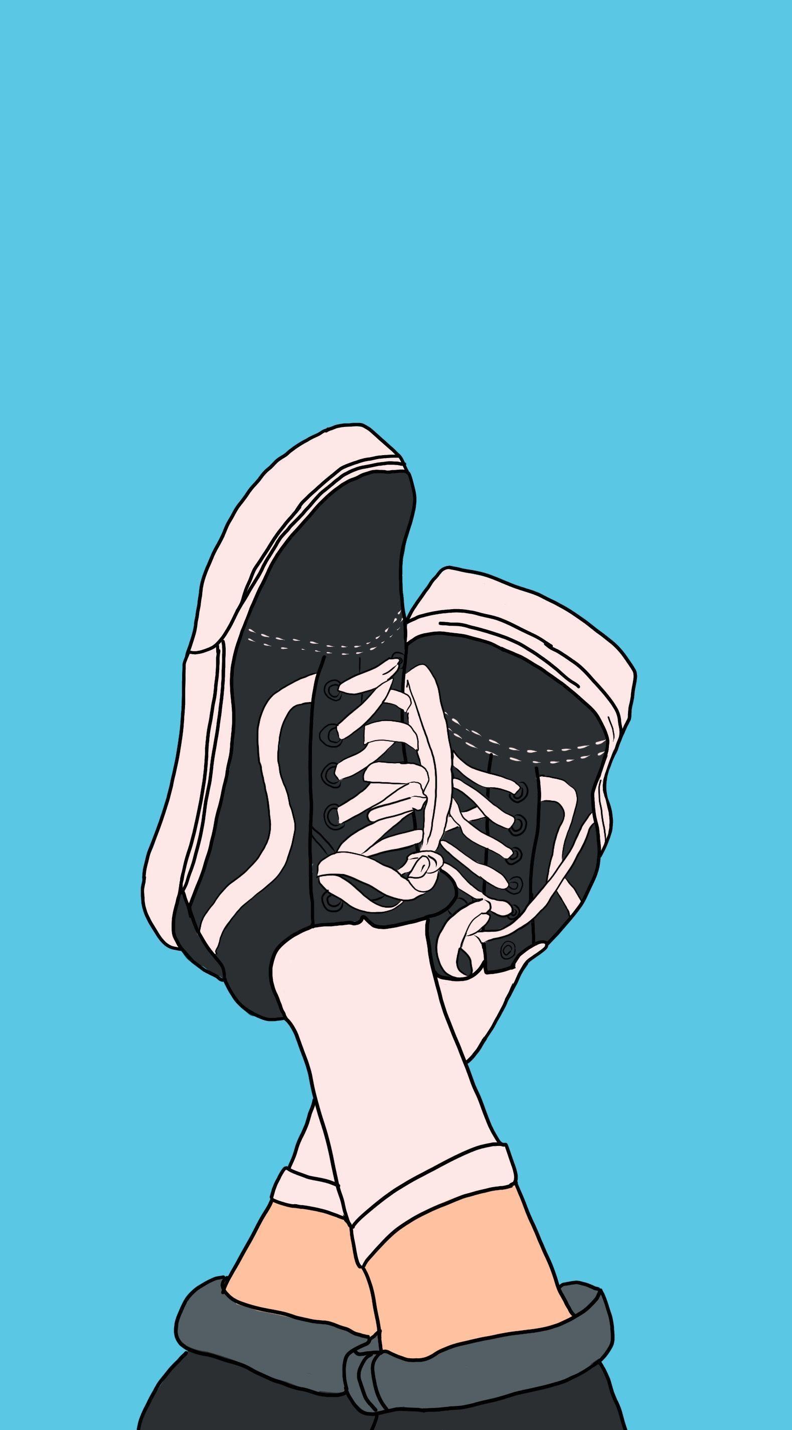 1579x2850 fitness Illustration wallpaper Phone Wallpaper. Vintage phone wallpaper, New wallpaper iphone, Cute wallpaper