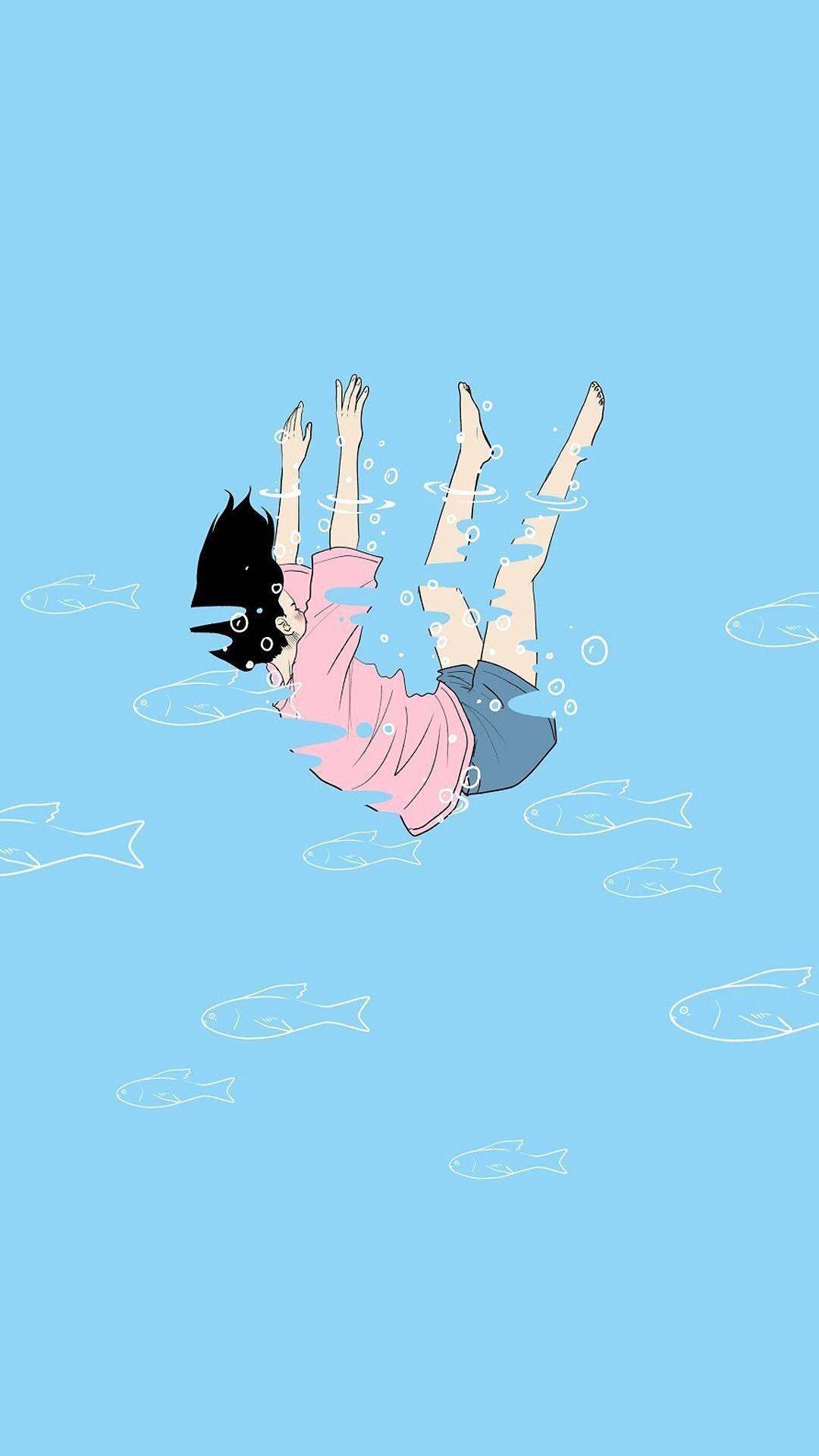 1080x1920 iPhone Lock Sreen Wallpaper HD from Uploaded by user. Cartoon wallpaper, Kawaii wallpaper, Art wallpaper