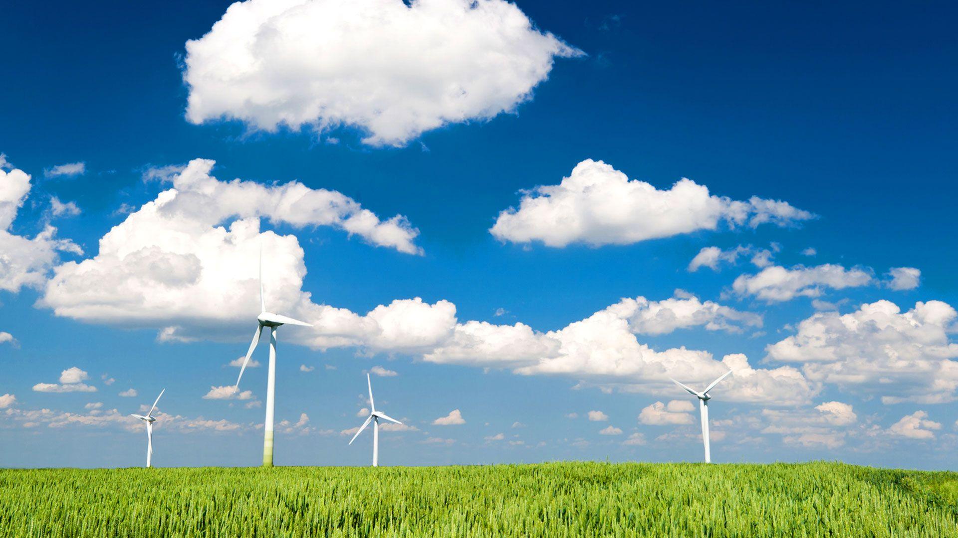 1920x1080 High Def Wind Turbine Picture From Around the World