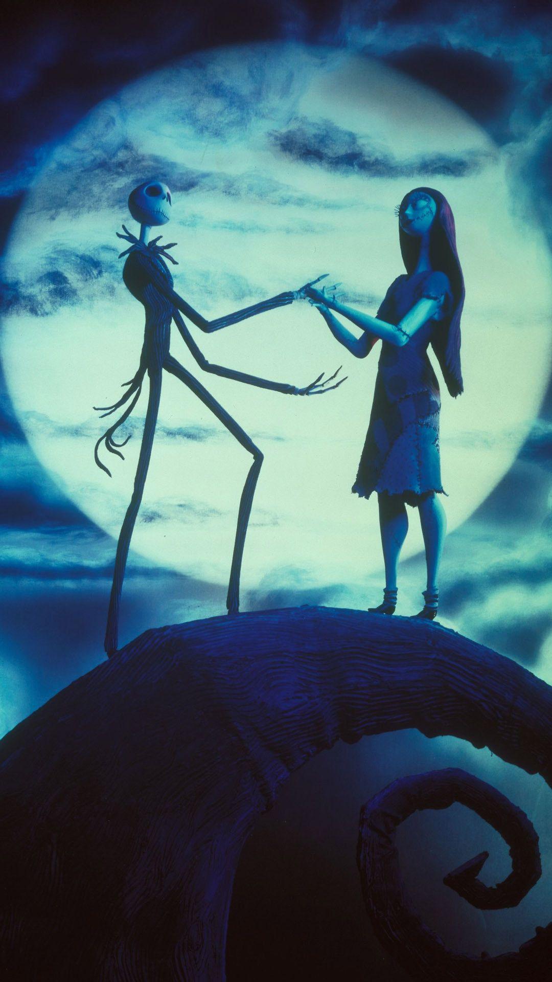 1080x1920 Jack Skellington and Sally