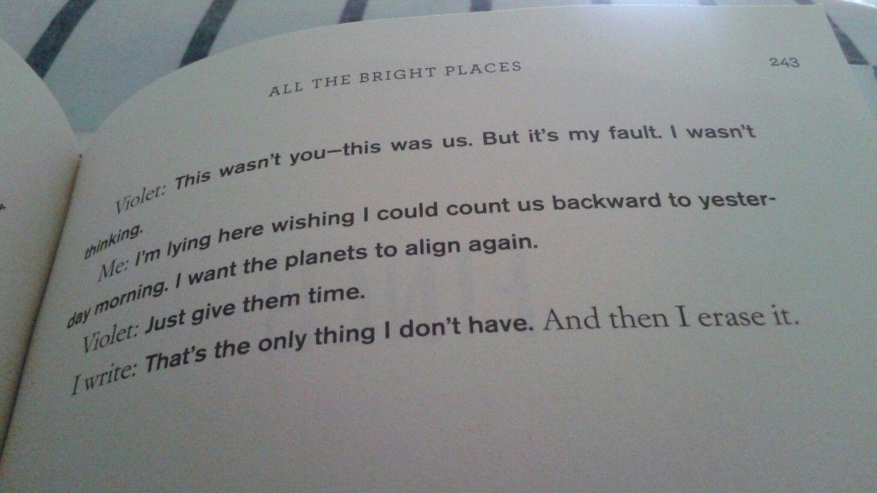 1280x720 All The Bright Places Wallpaper