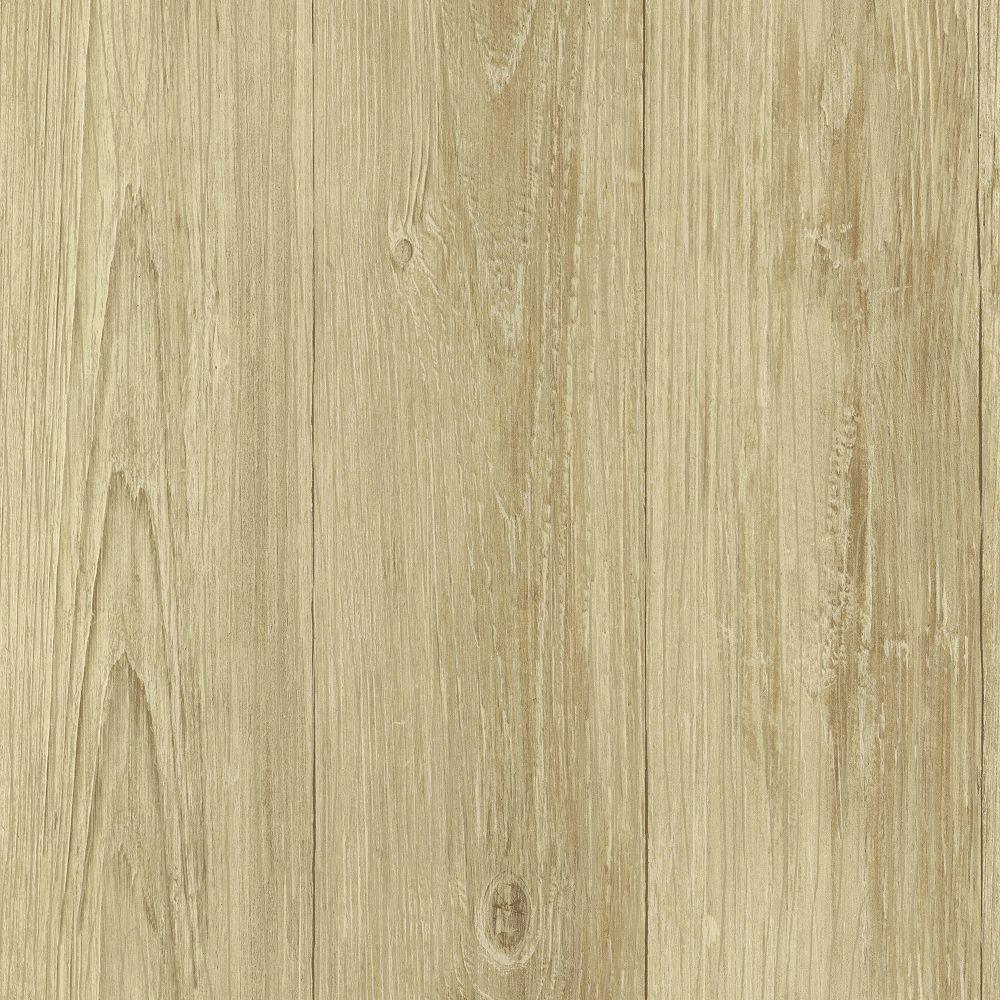 1000x1000 Chesapeake Cumberland Wheat Faux Wood Texture Wallpaper. The Home Depot Canada