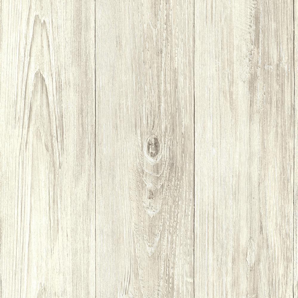 1000x1000 Chesapeake Mapleton Beach Faux Wood Texture Paper Strippable Roll (Covers 56.4 sq. ft.)-CTR64223 Home Depot