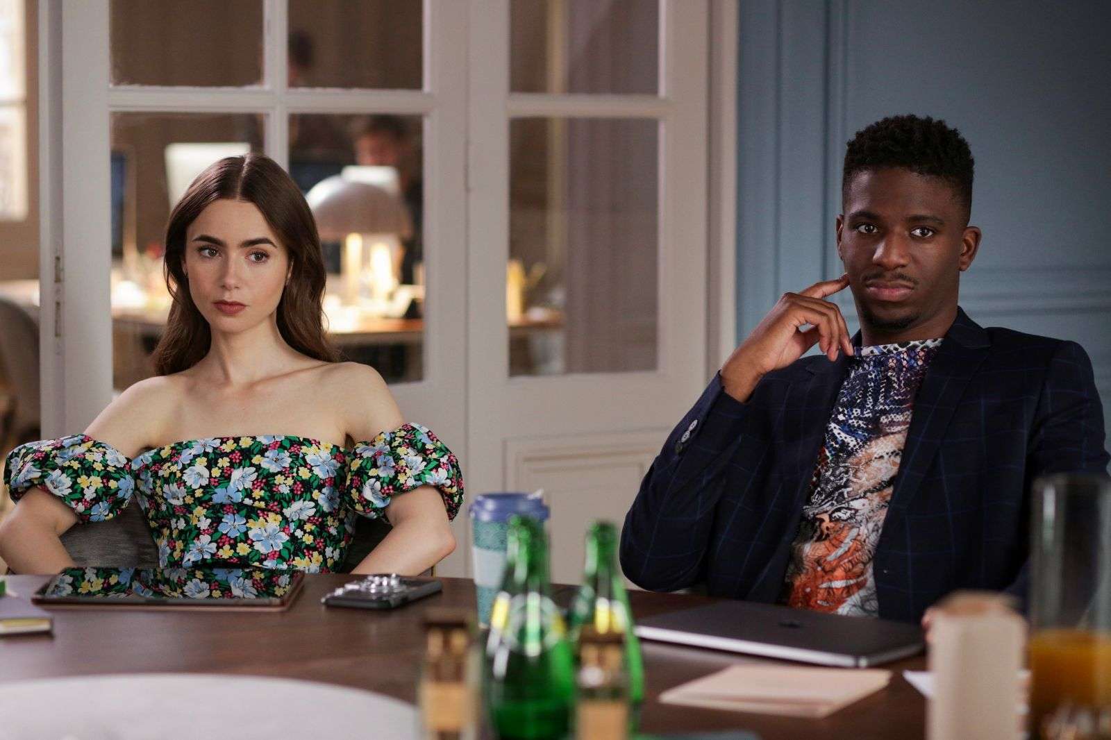 1600x1066 Lily Collins & Ashley Park in Paris (2020) HD