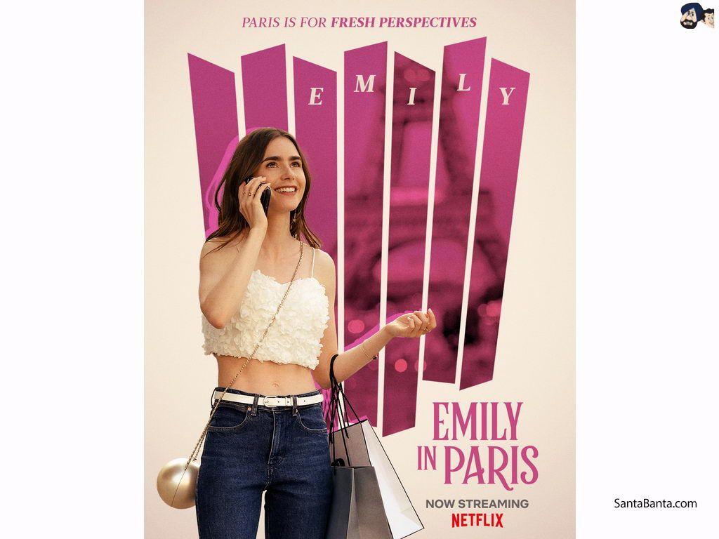 1024x768 Netflix`s Rom Com Web Series `Emily In Paris` Directed By Darren Star