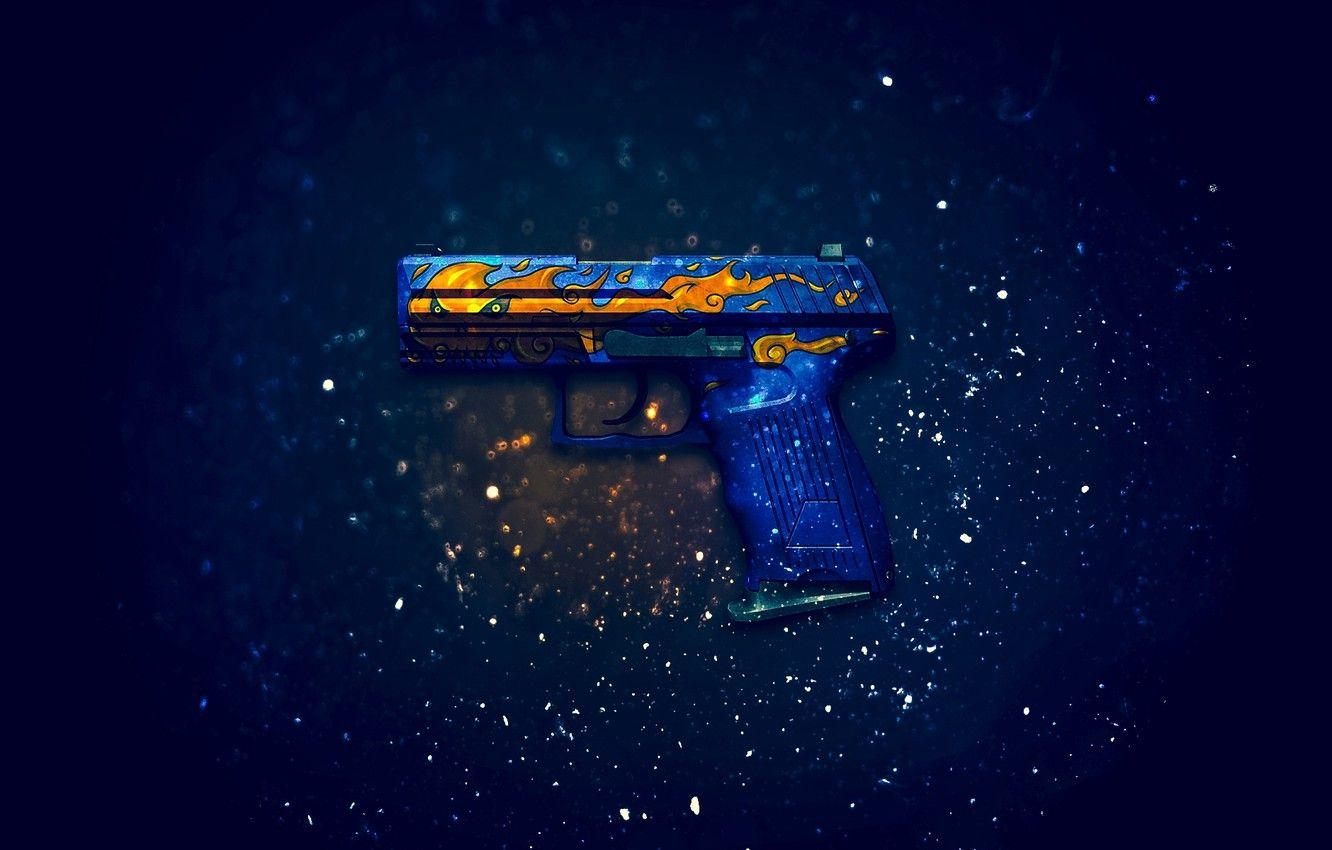 1332x850 Wallpaper Counter Strike: Global Offensive, CS:GO, Fire Elemental, P Fire Elemental Image For Desktop, Section игры