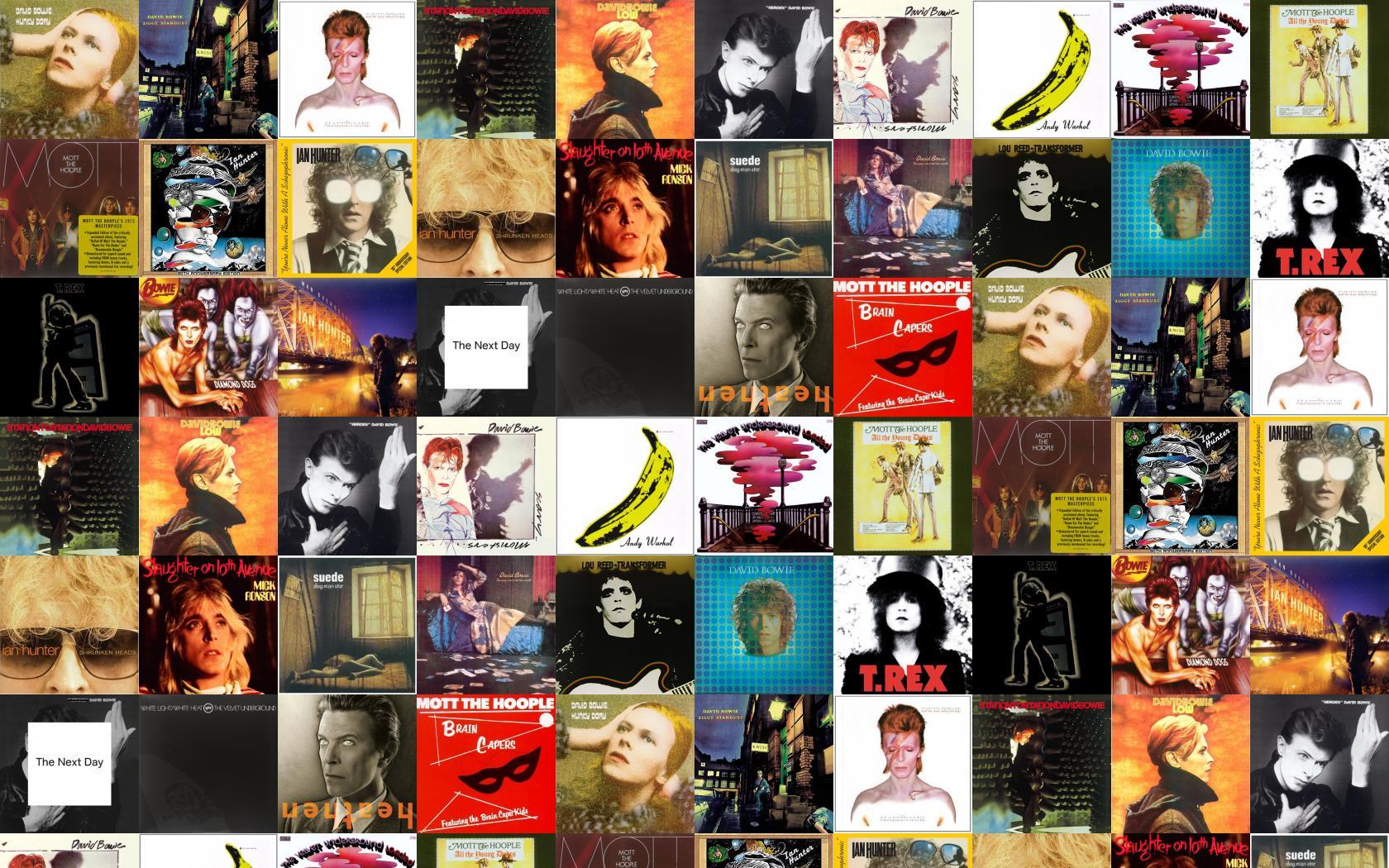 1680x1050 David Bowie Hunky Dory Ziggy Stardust Aladdin Sane Wallpaper « Tiled Desktop Wallpaper