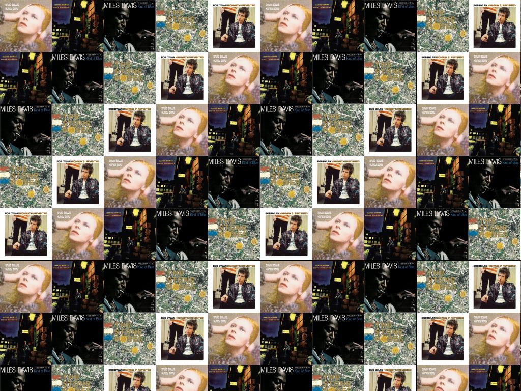 1024x768 David Bowie Hunk Dory Ziggy Stardust Miles Davis Wallpaper « Tiled Desktop Wallpaper