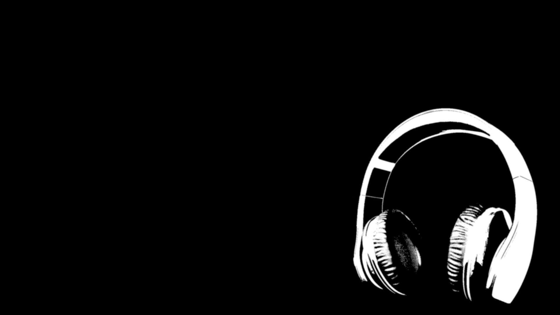 1920x1080 headphones, Monochrome Wallpaper HD / Desktop and Mobile Background