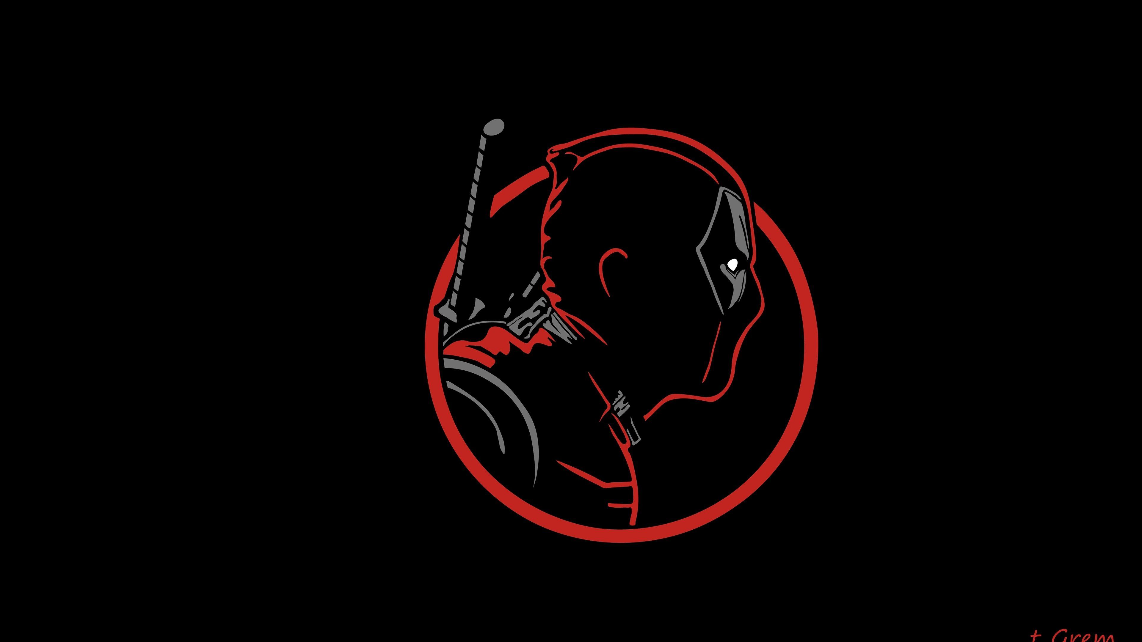 3840x2160 Deadpool Minimal 4k Superheroes Wallpaper, Hd Wallpaper, Digital Art Wallpaper, Deadpool. Deadpool Wallpaper, Deadpool Wallpaper Desktop, Deadpool HD Wallpaper