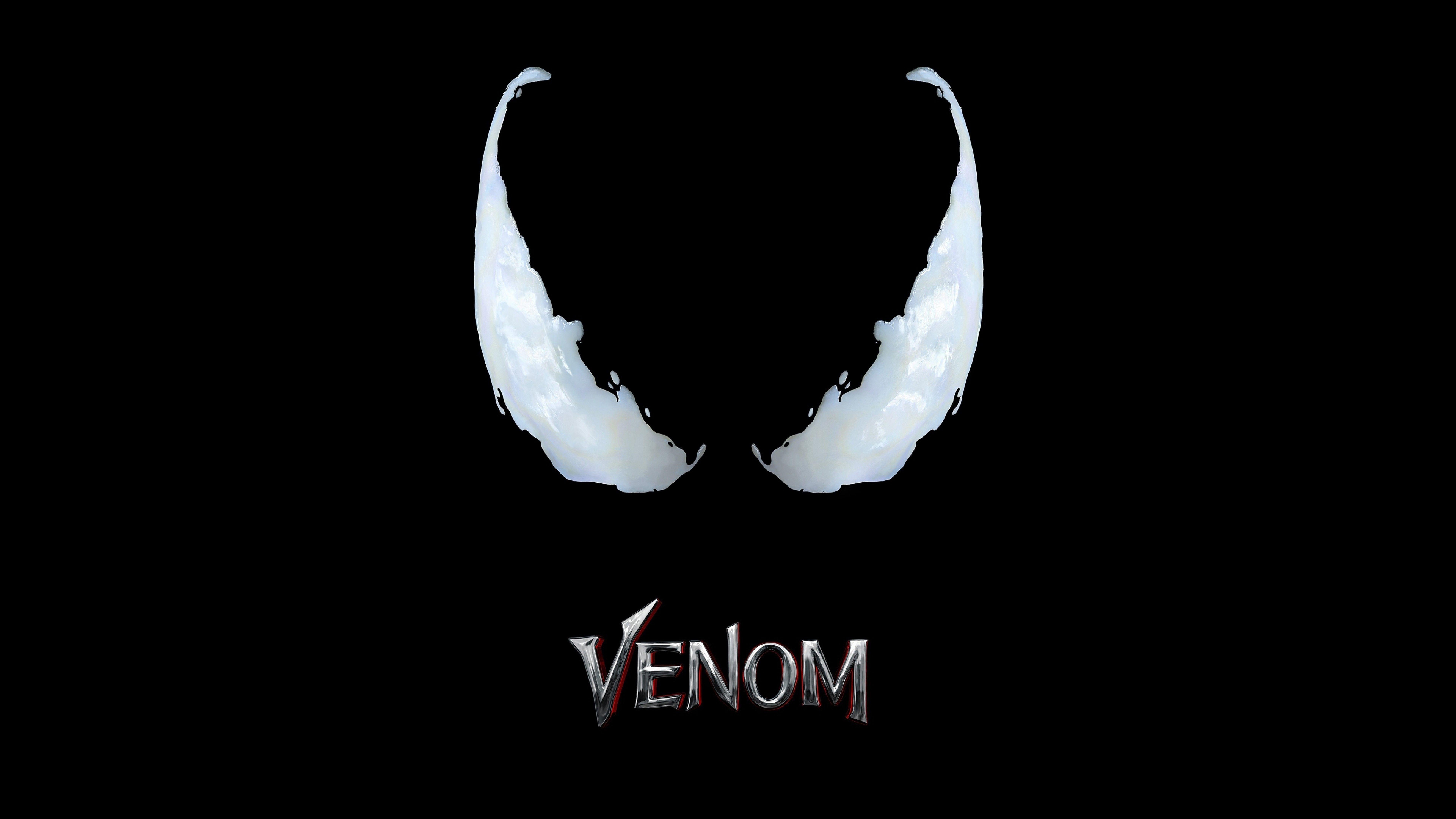 7680x4320 Venom Minimalist Movie Poster Wallpaper 8k Ultra HD