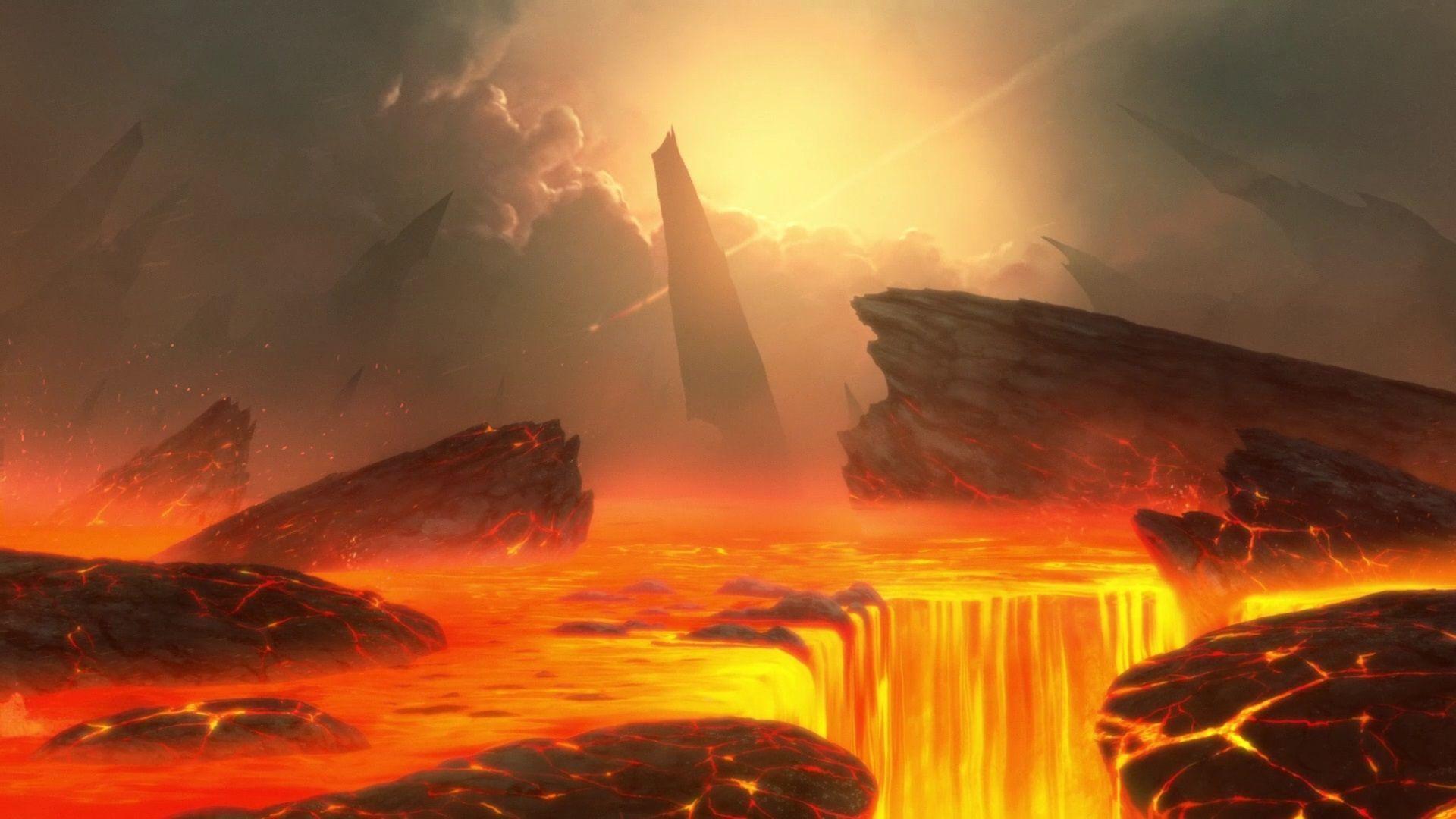 1920x1080 Magma river 1920 1080. Wallpaper, Psychedelic illustration, R wallpaper