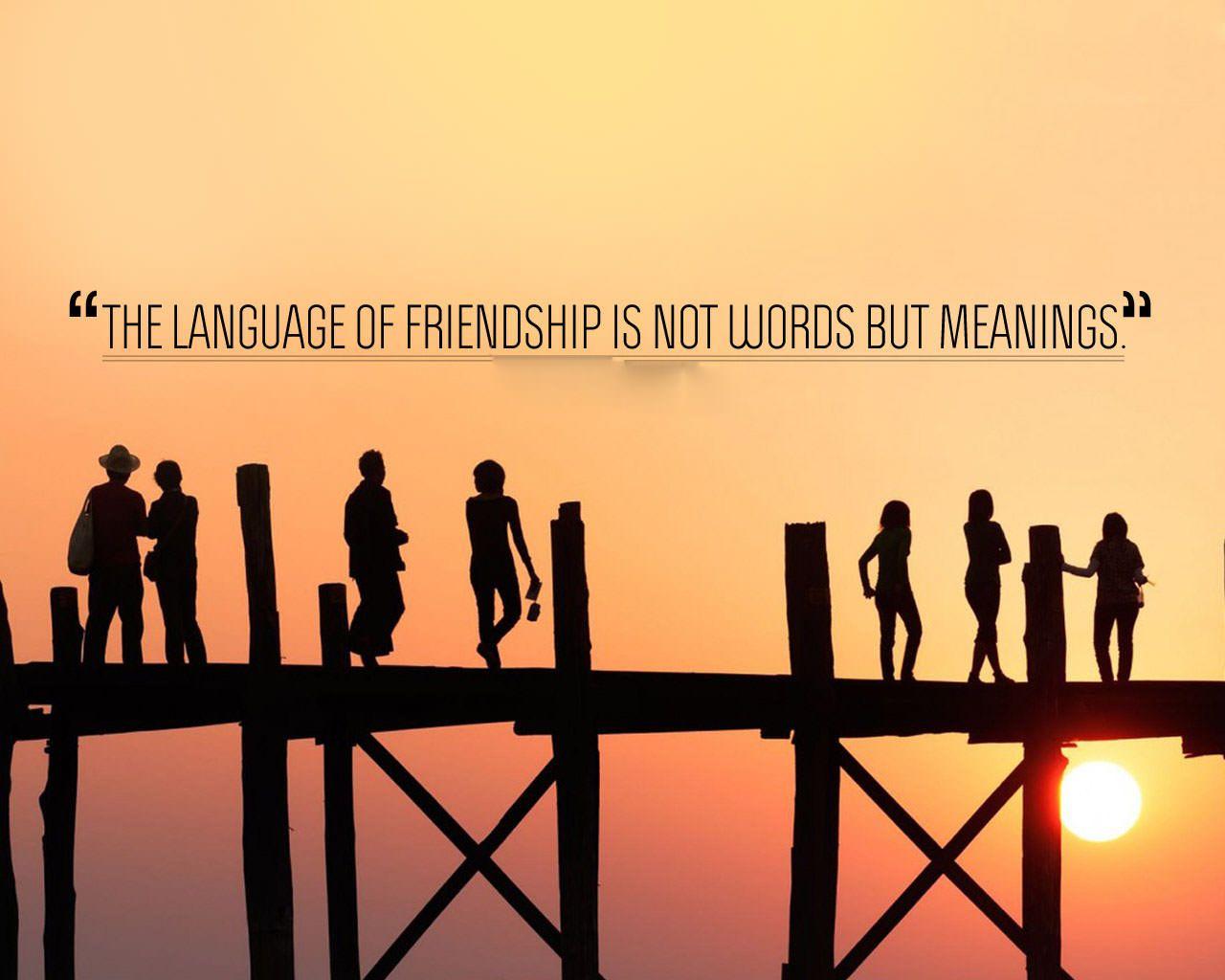 1280x1024 Friends Quote Wallpaper