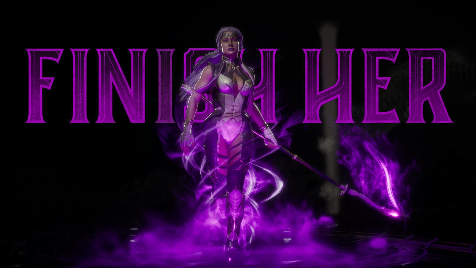 1920x1080 Sindel with Pink “FINISH HER” Screen