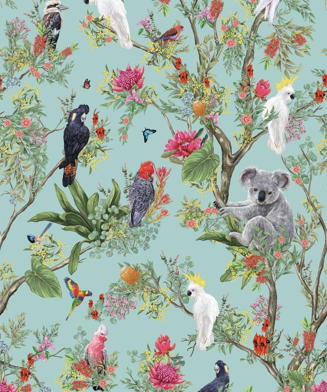 1100x1320 Australia Wallpaper • Koalas and Cockatoos USA