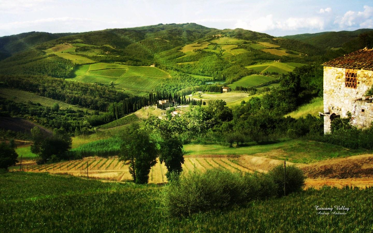 1440x900 Italy Countryside Wallpaper