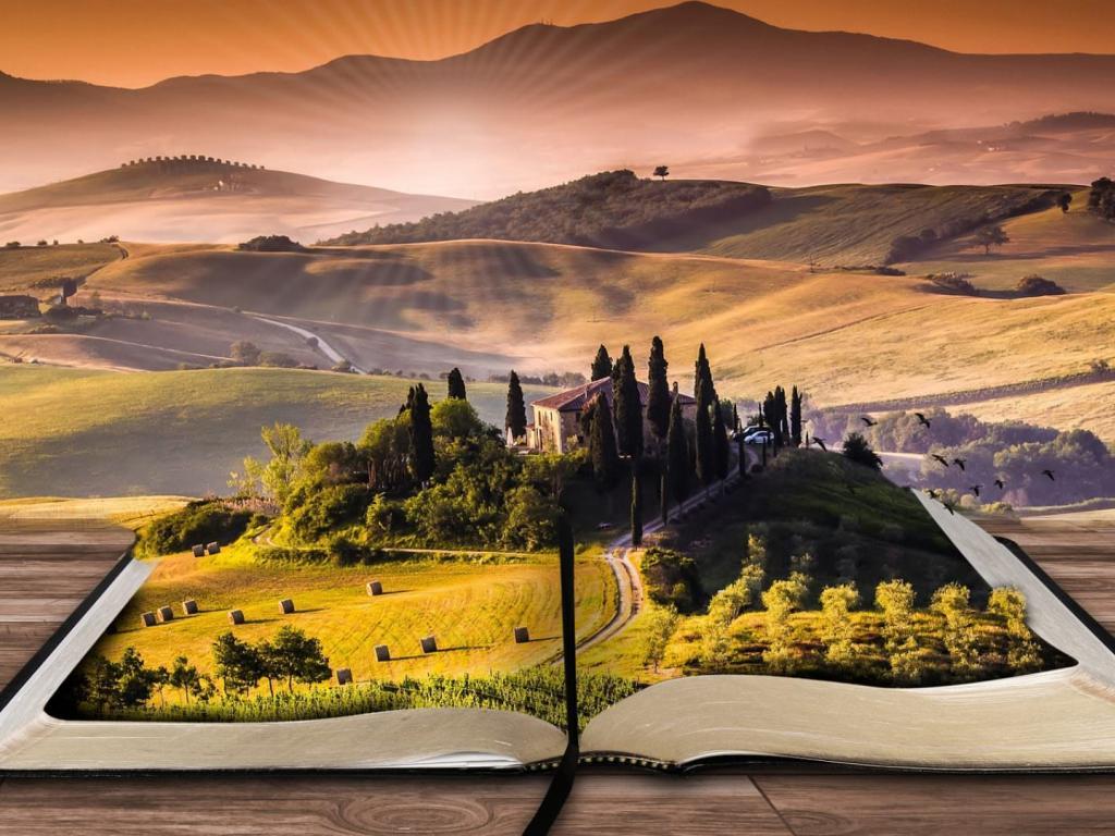 1024x768 Italy Countryside Wallpaper