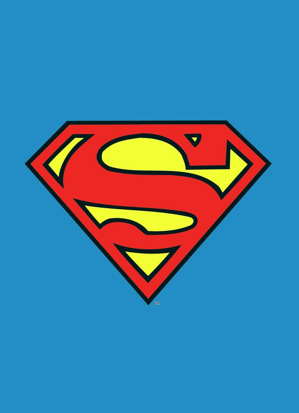 1181x1632 Superman Logo Wallpaper Blue