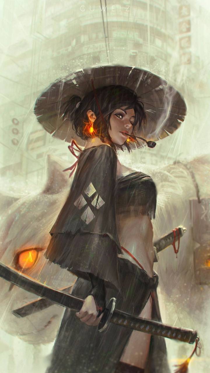 720x1280 12++ Anime Samurai Girl Wallpaper HD .niceanimewallpaper.
