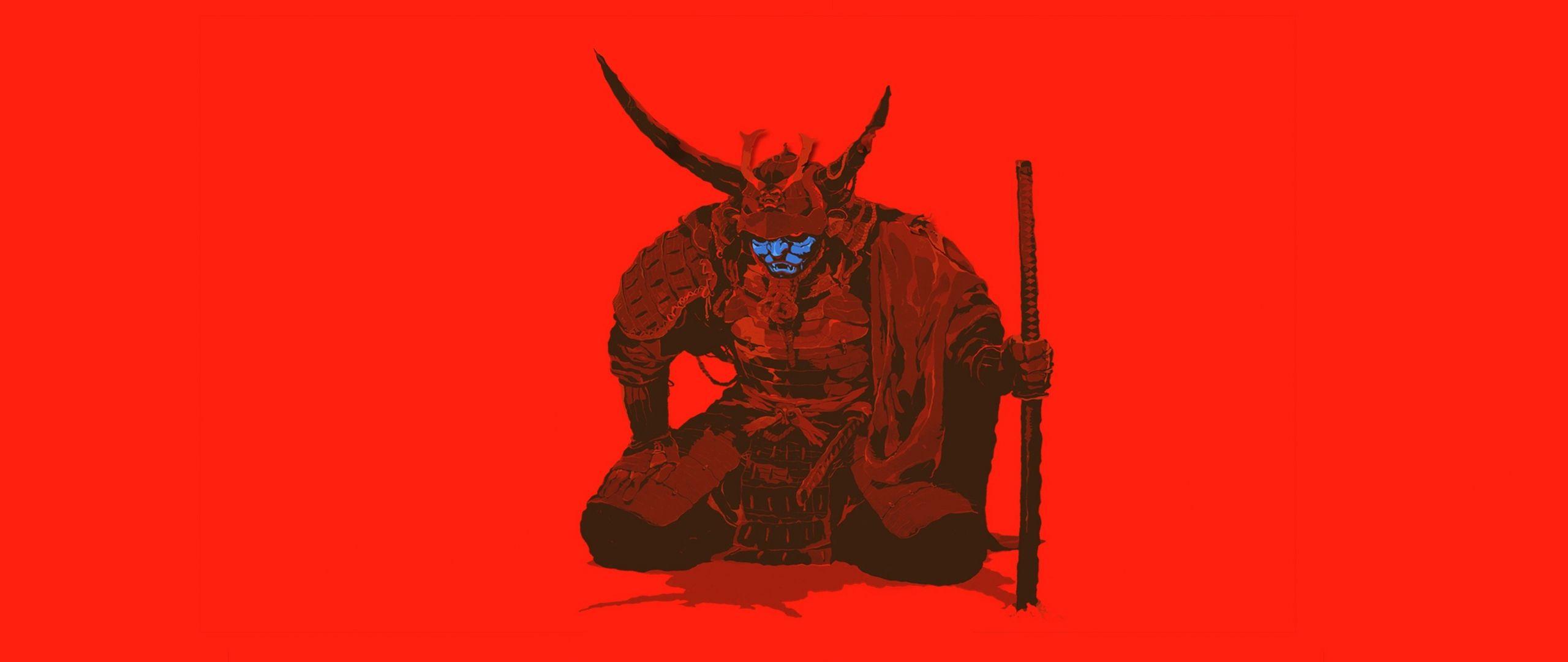 2560x1080 Samurai Warrior Samurai Wallpaper HD 4k