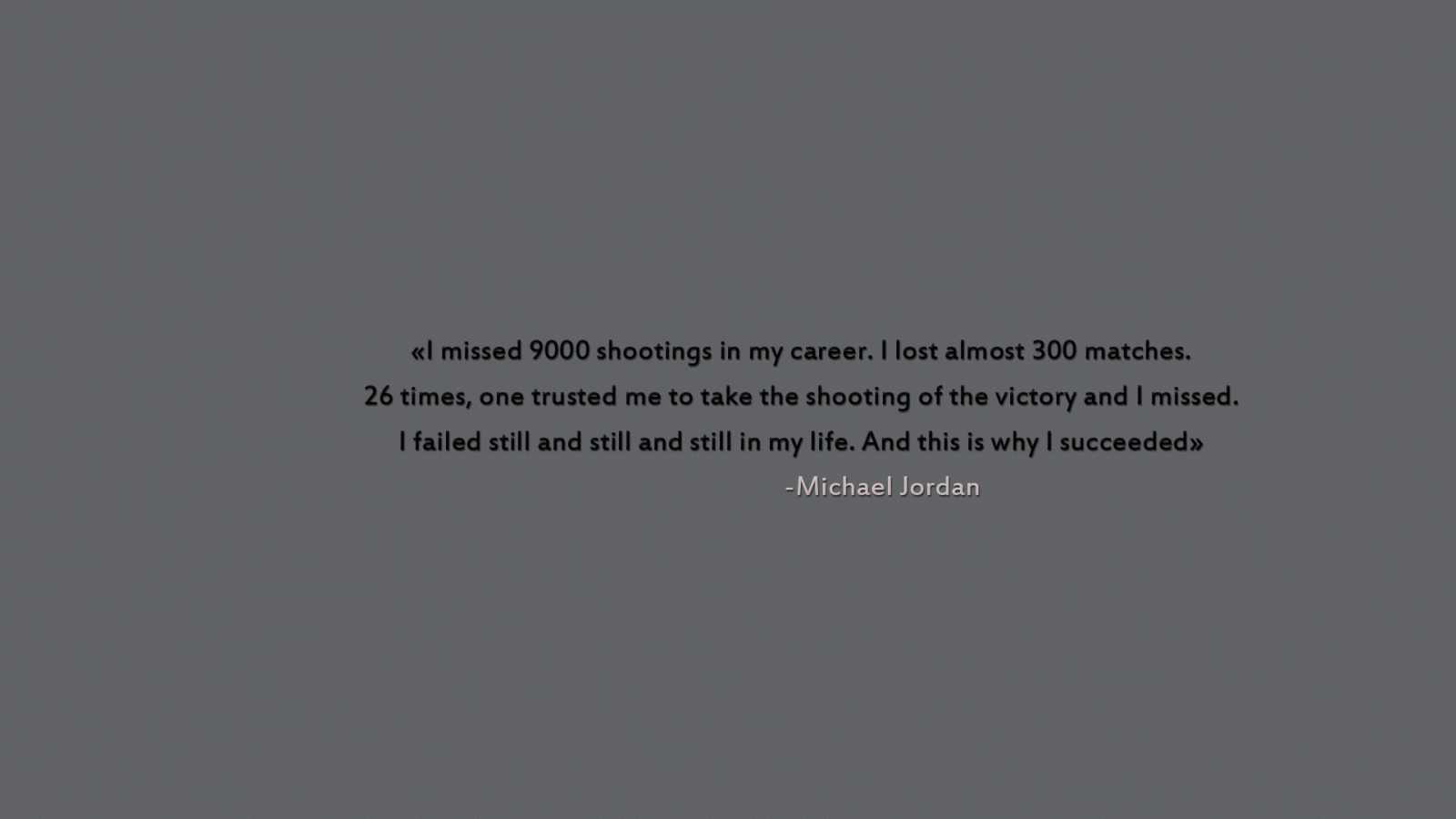 1600x900 Free download Michael Jordan Quotes Wallpaper [1920x1080] for your Desktop, Mobile & Tablet. Explore Michael Jordan Quotes Wallpaper. Michael Jordan Desktop Wallpaper, Michael Jordan iPhone 6 Wallpaper