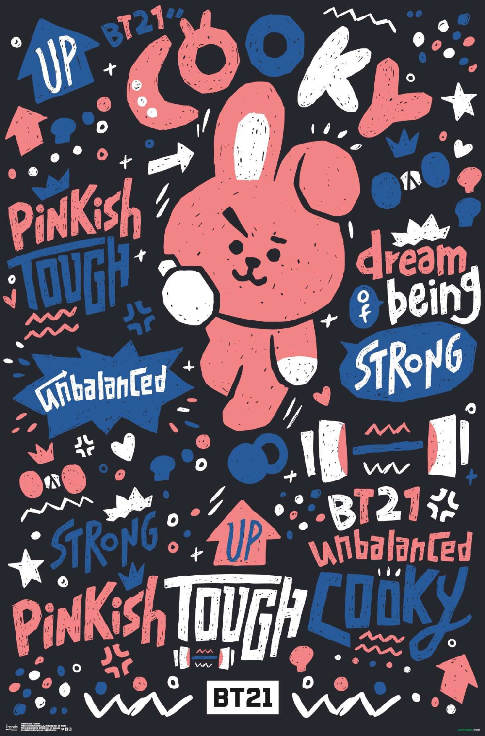 1000x1518 BT21 - Cooky năm 2020. Bản vẽ Bts, Hình nền dễ thương, Bts chibi