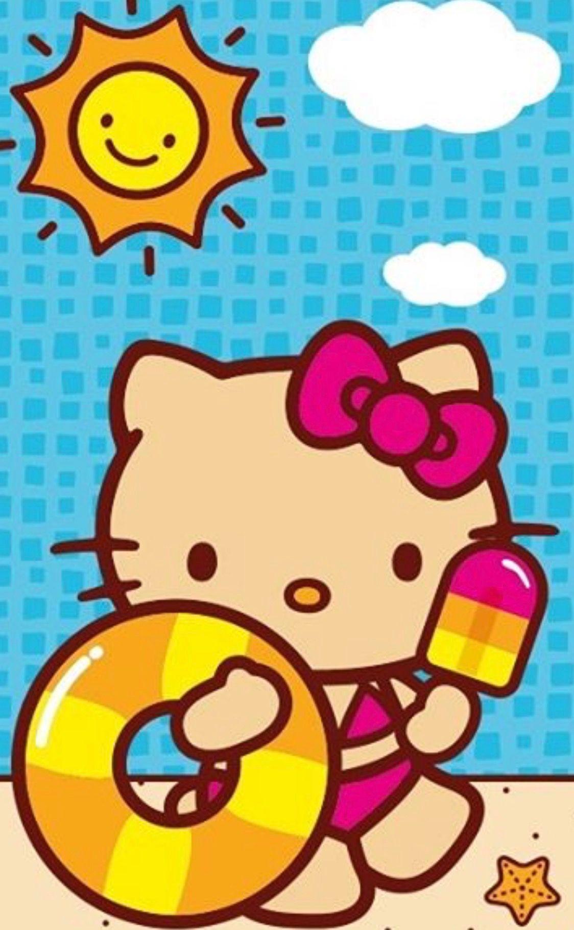 My favorite tan Hawaiian Hello Kitty 3  Hello kitty printables Hello  kitty wallpaper Hello kitty items