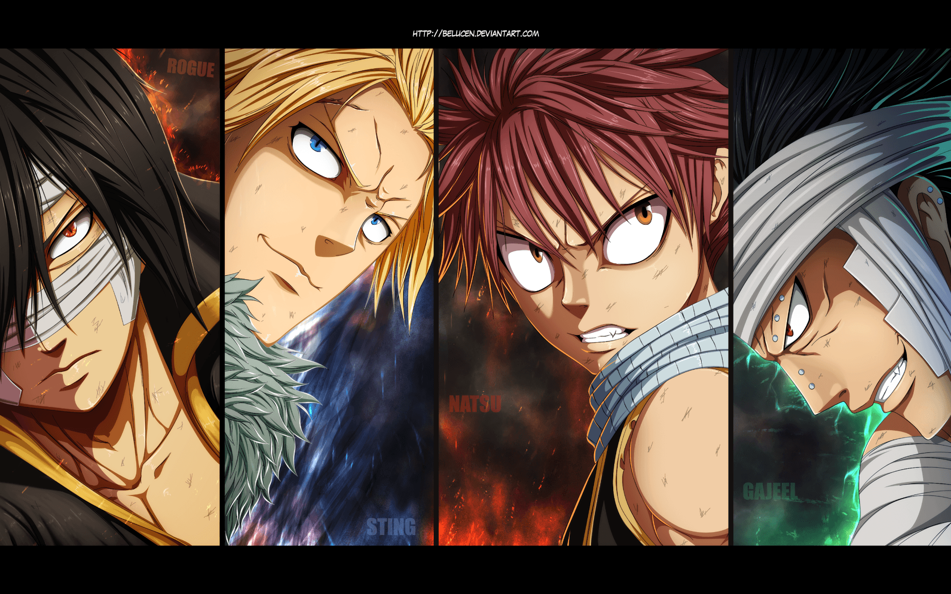 Fairy Tail All Dragon Slayers Wallpaper