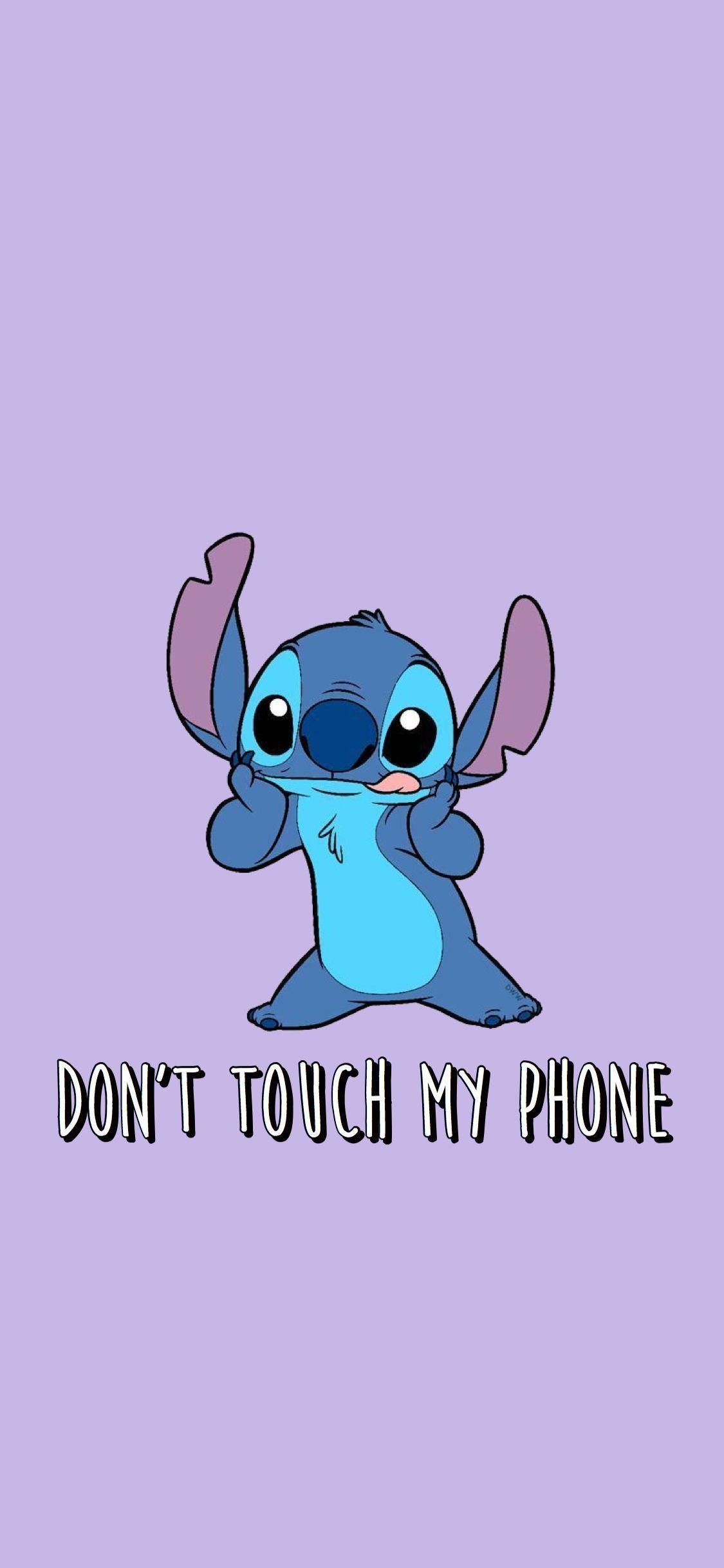 Don't Touch My Phone Stitch Wallpapers - Top Những Hình Ảnh Đẹp