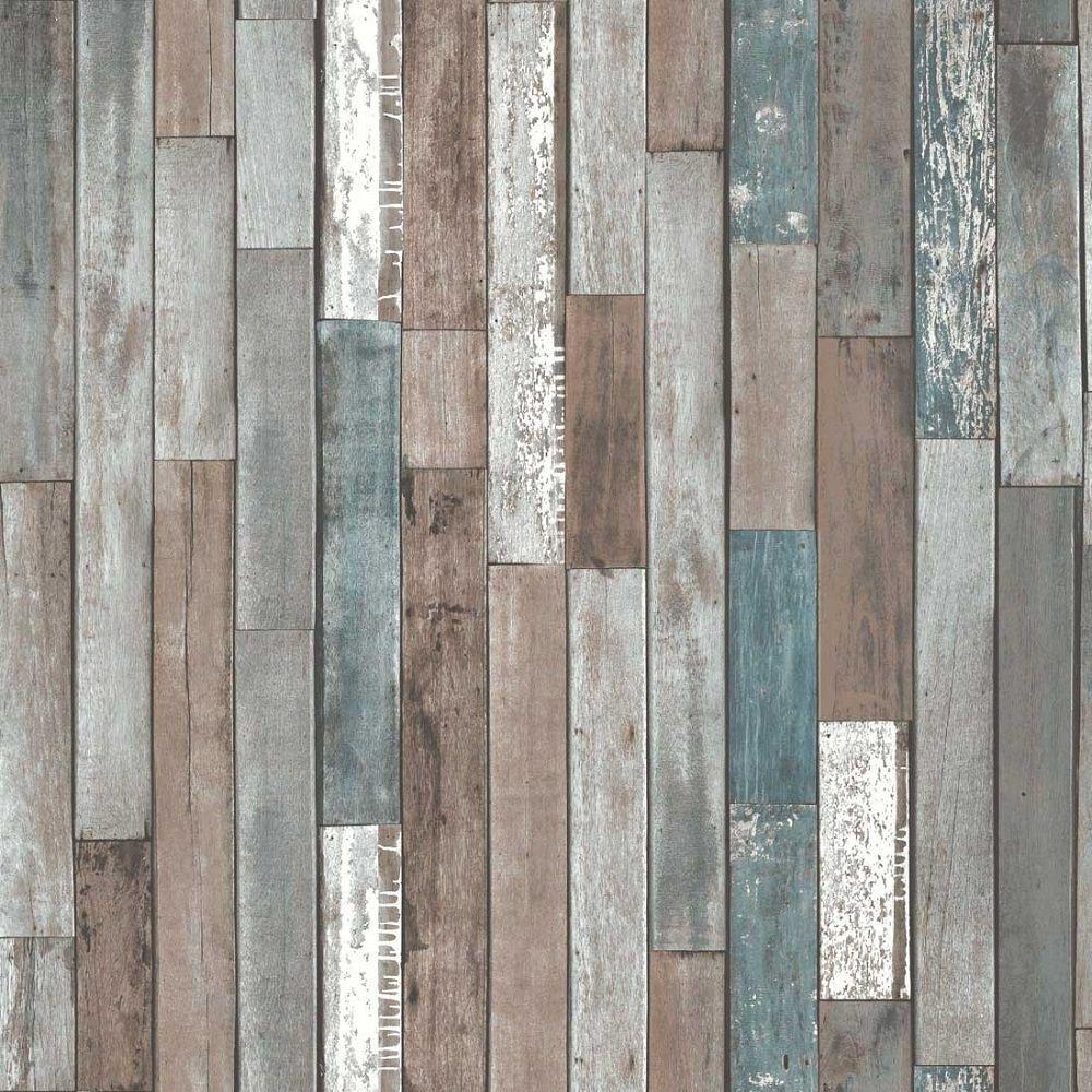1000x1000 Fine Decor Reclaimed Wood Wallpaper FD40888