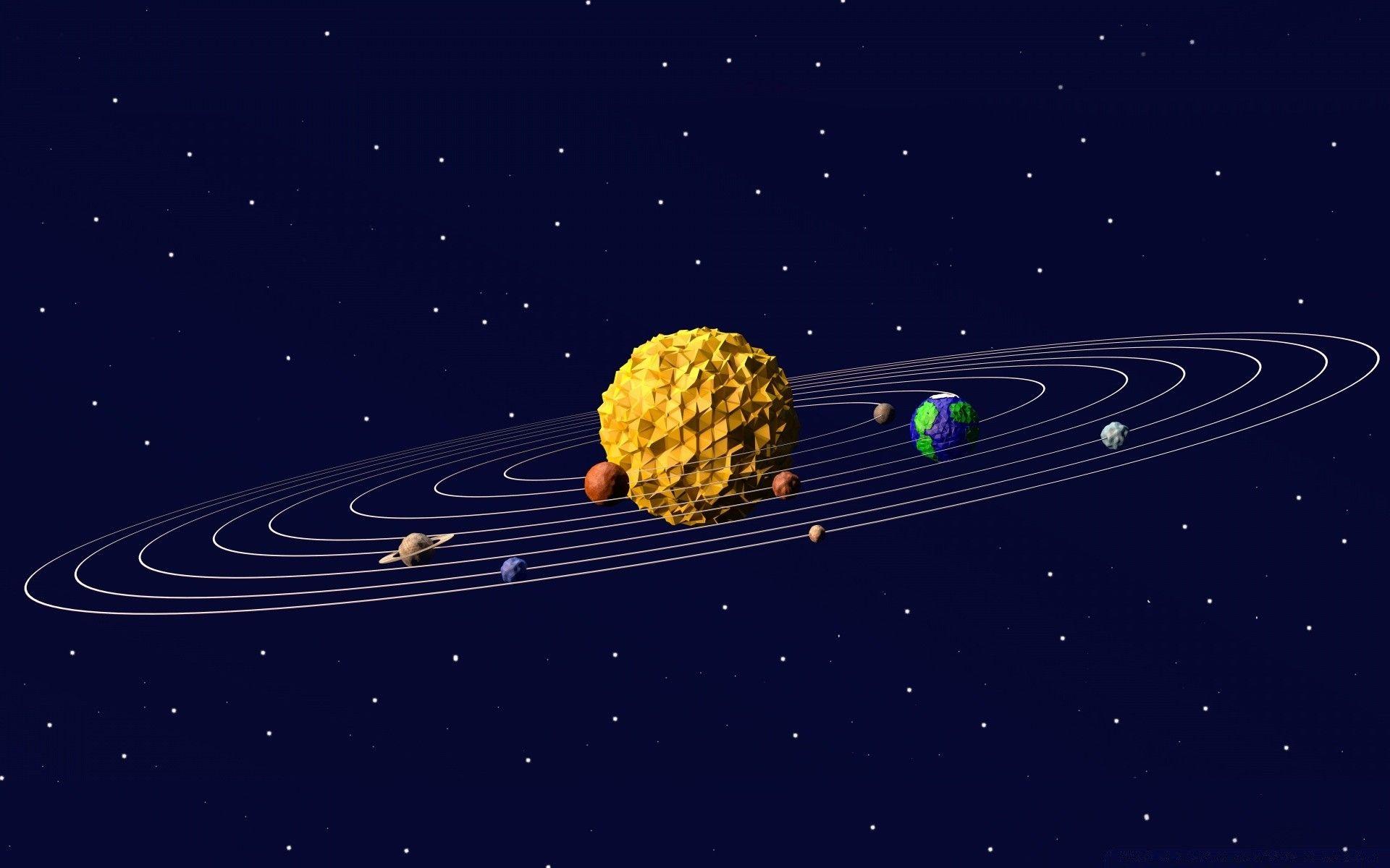 1920x1200 3D Sun System