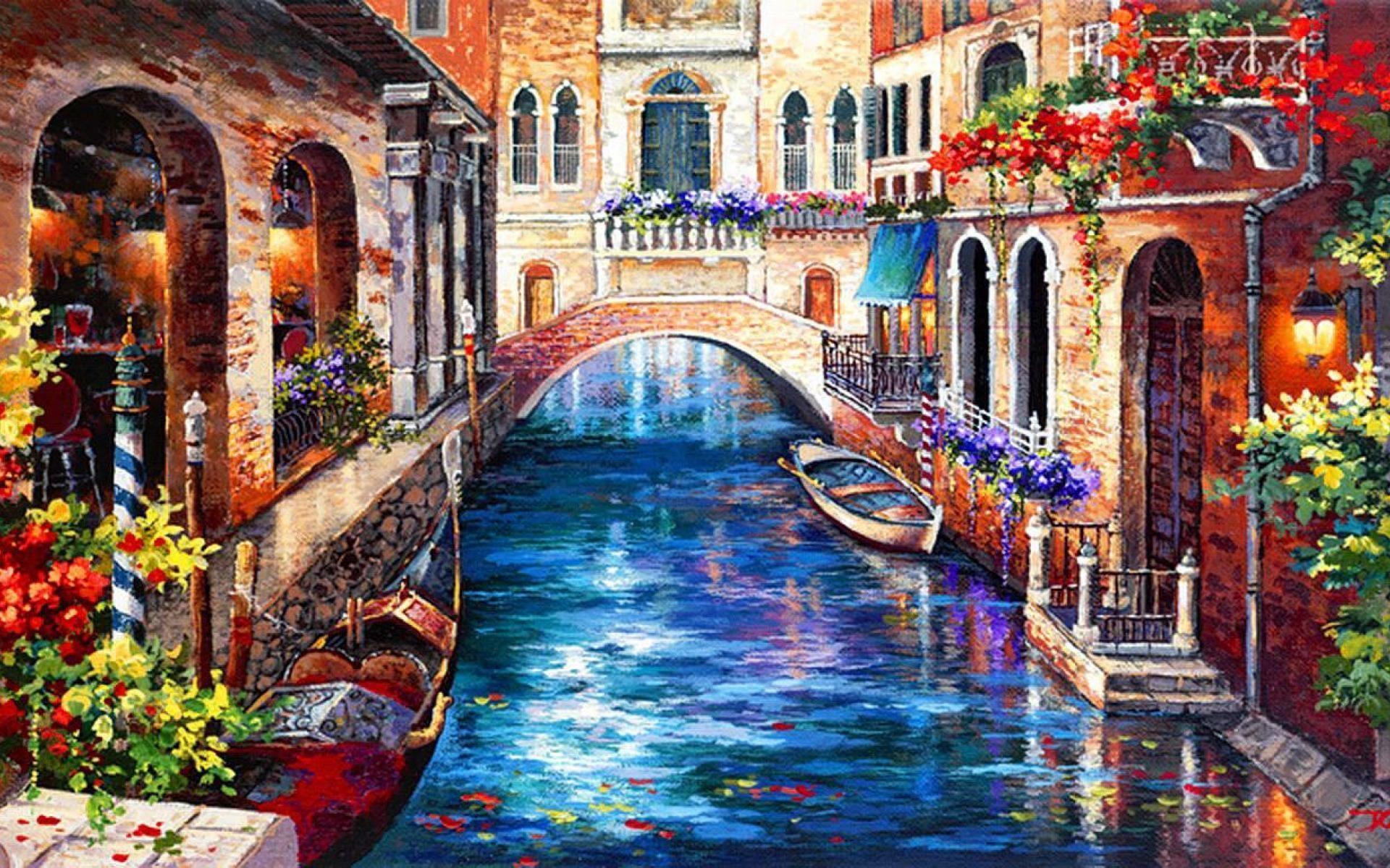 Venice Painting Wallpapers - Top Free Venice Painting Backgrounds -  WallpaperAccess