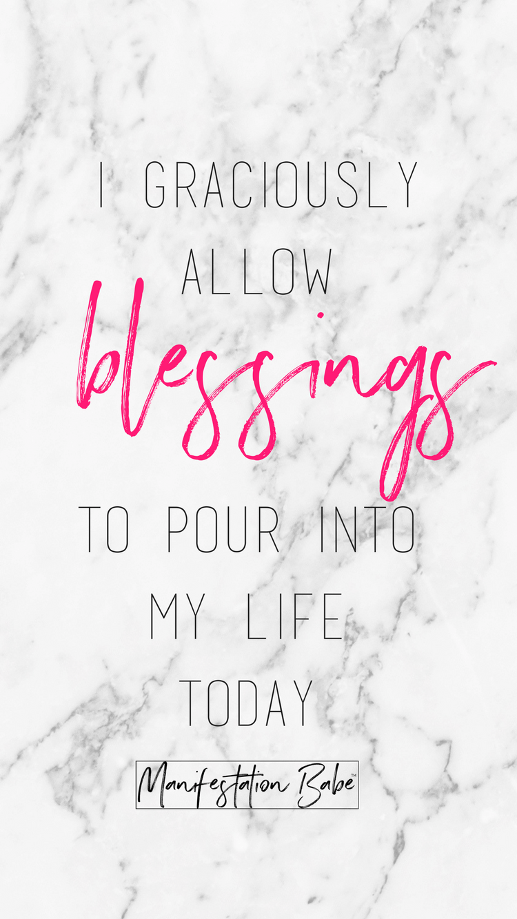 750x1334 Desktop background, phone wallpaper, money manifesting checks and other downloadable graphics to. Manifestation quotes, Daily affirmations, Positive affirmations