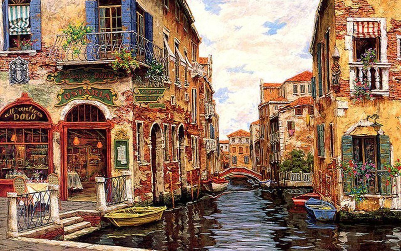 Venice Painting Wallpapers - Top Free Venice Painting Backgrounds ...