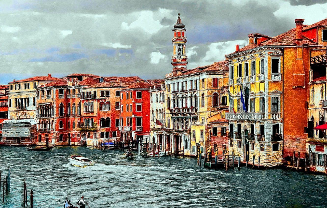 Venice Painting Wallpapers Top Free Venice Painting Backgrounds