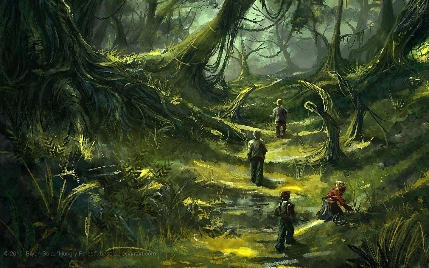 1440x900 Free download Painting Art Wallpaper [Wallpaper Wednesday] [1440x900] for your Desktop, Mobile & Tablet. Explore Forest Pattern Wallpaper. Forest Wallpaper for Computer, Wallpaper with Trees Designs, Enchanted Forest Wallpaper
