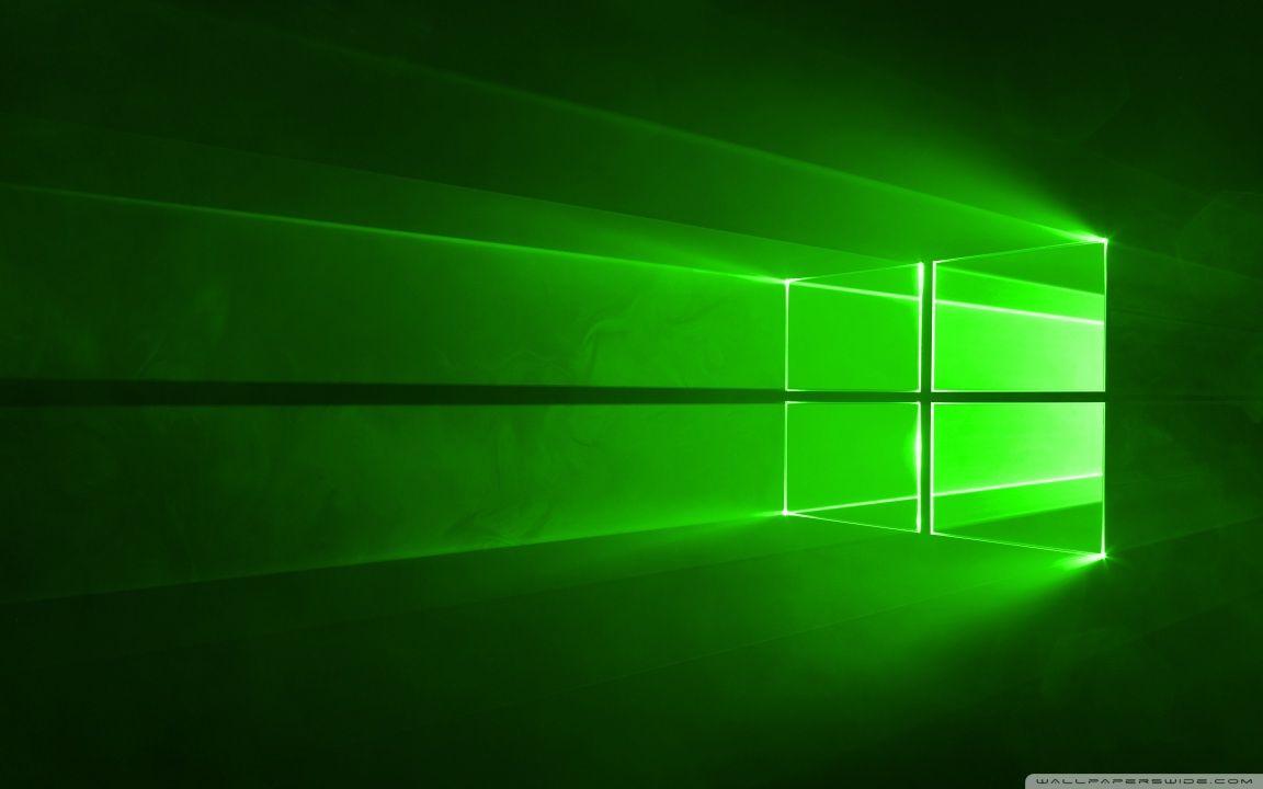 1152x720 Download Windows 10 Green UltraHD Wallpaper