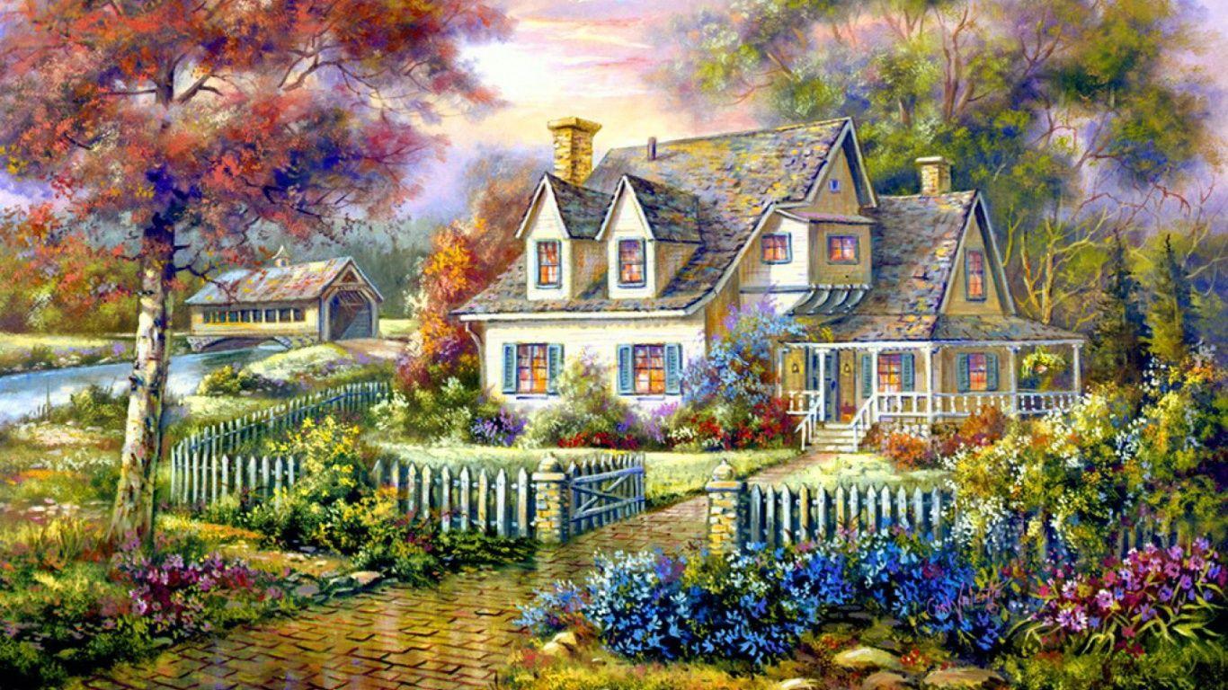 1366x768 Home In Vermont desktop PC and Mac wallpaper