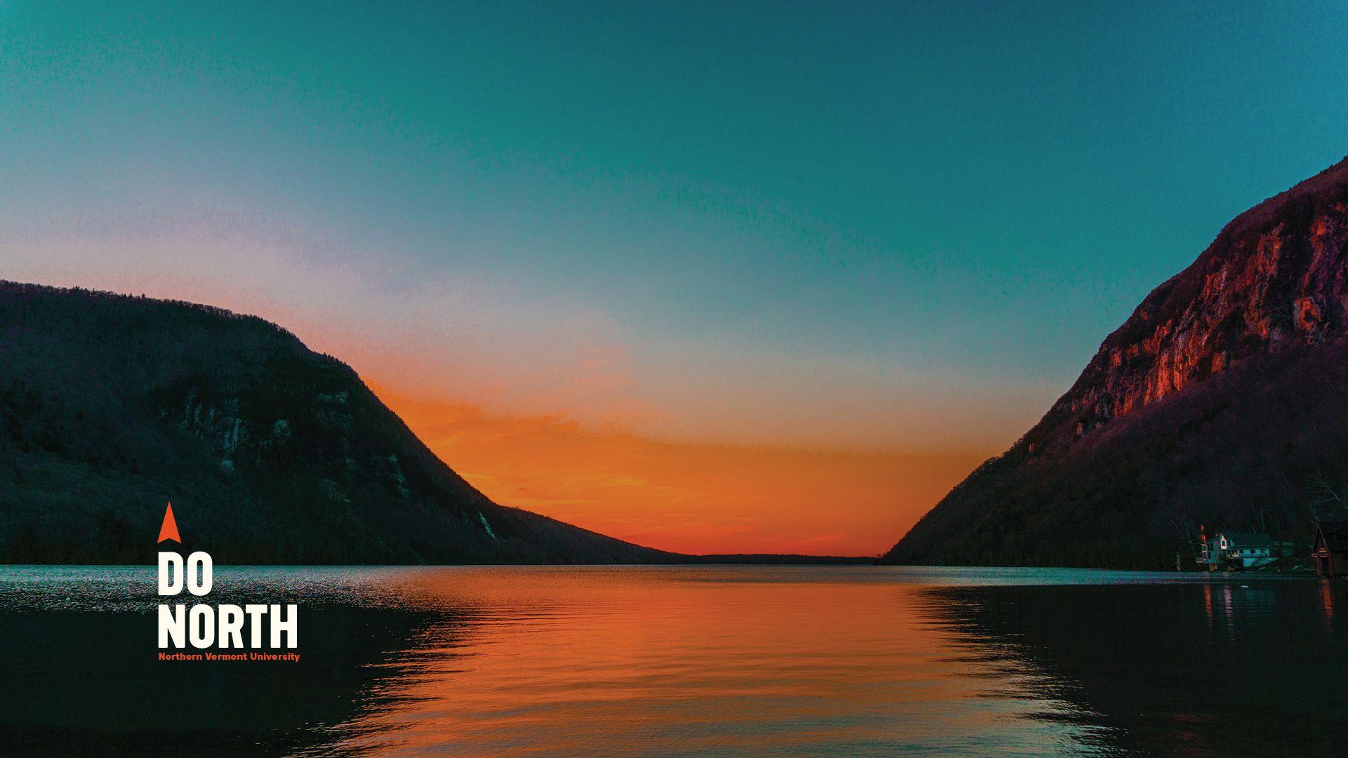 1920x1080 Computer and Zoom Background. Northern Vermont University
