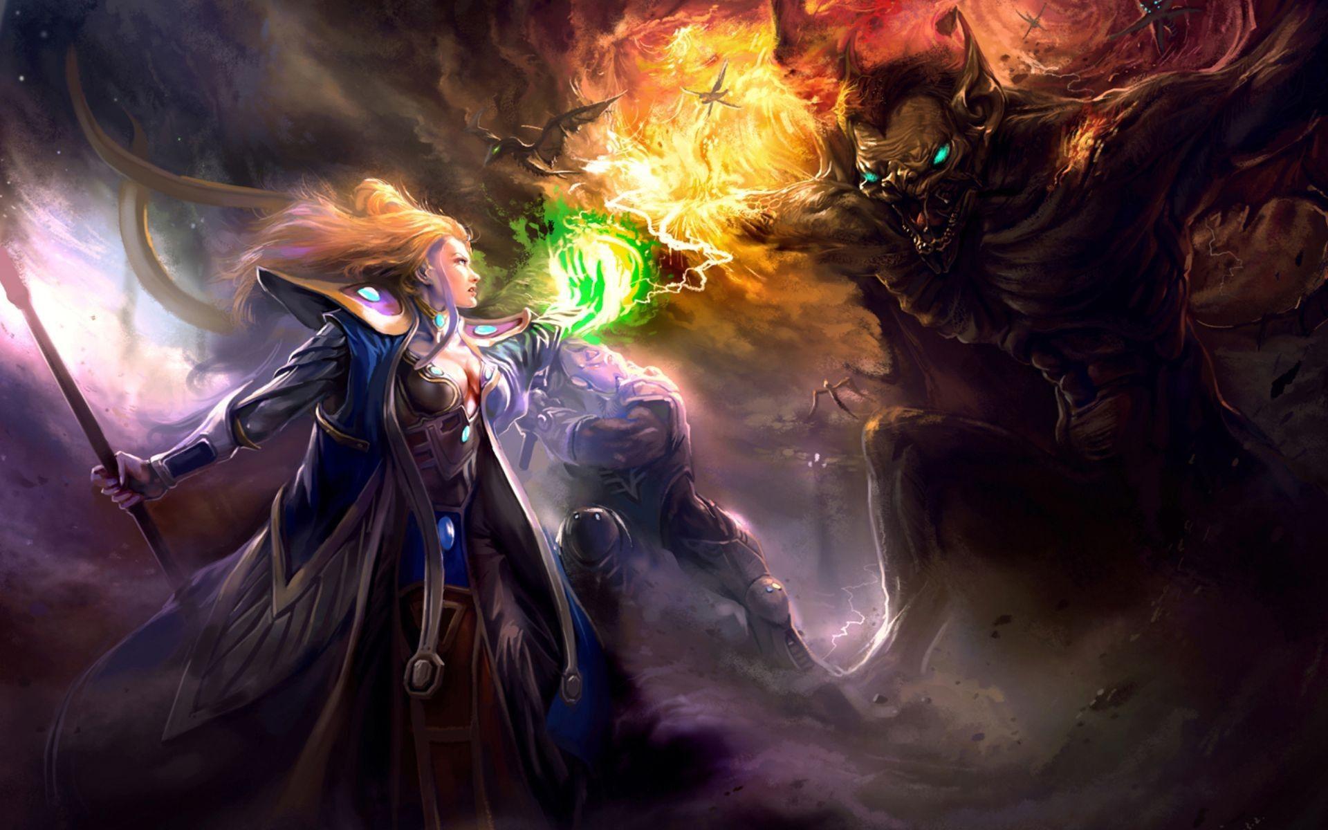 1920x1200 Title Dark Witch Wallpaper Demon HD Wallpaper