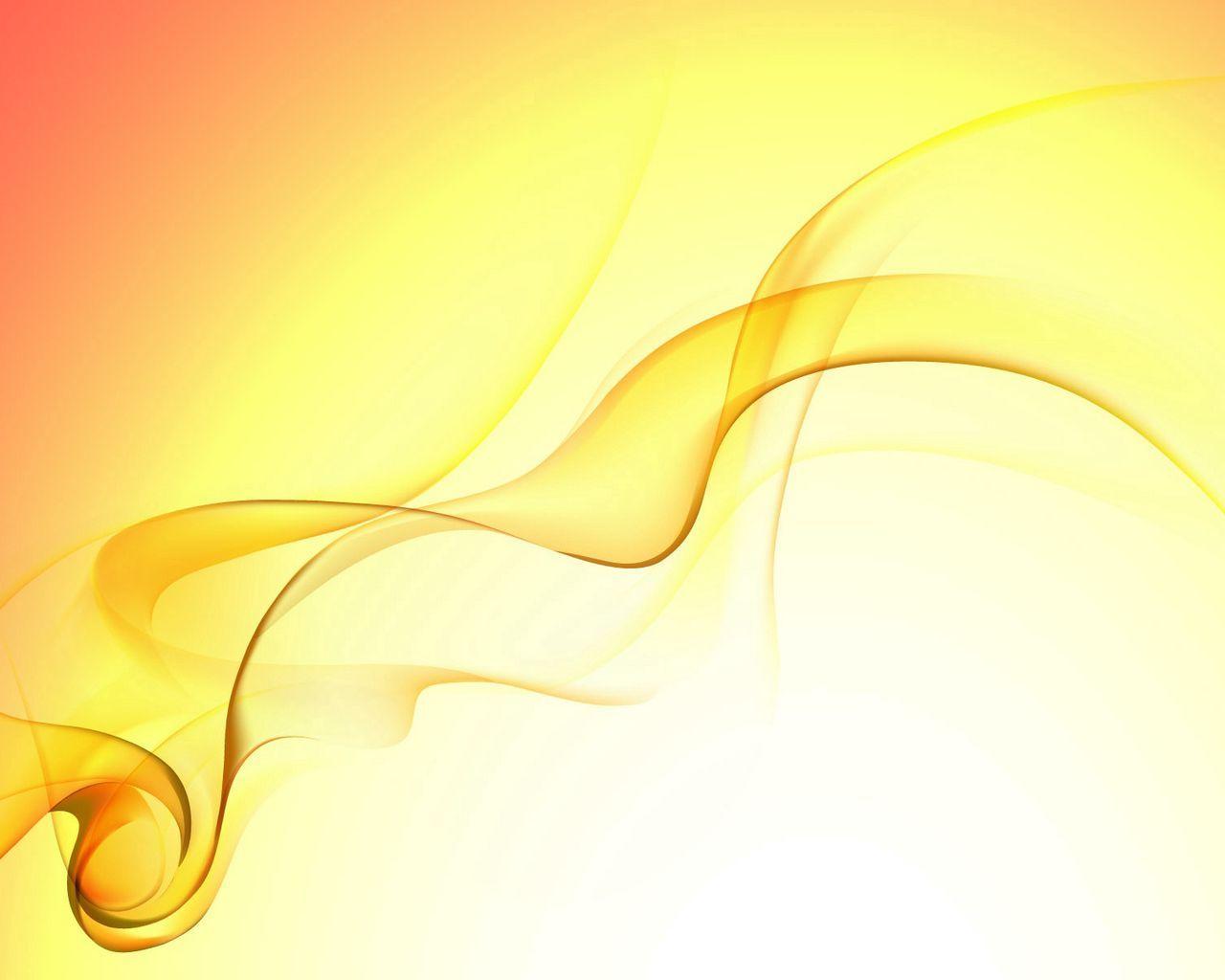 1280x1024 Download wallpaper 1280x1024 line, wavy, yellow, smoke standard 5:4 HD background