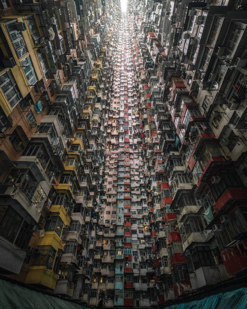 819x1024 Monster building (Quarry Bay, Hong Kong) Tristan Zhou. Vertical city, Architecture photography, Architecture old