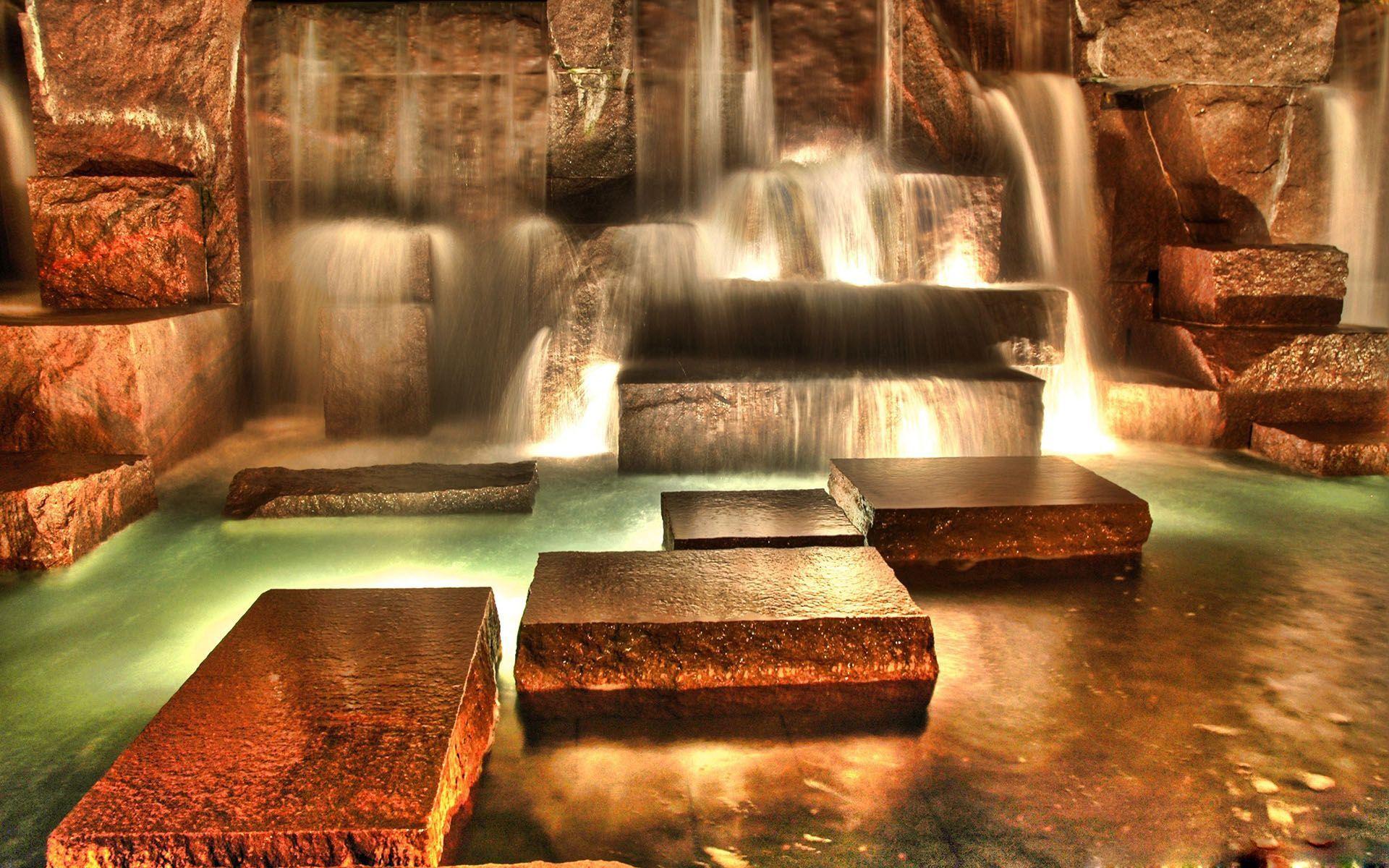 1920x1200 Desktop Waterfall HD Wallpaper