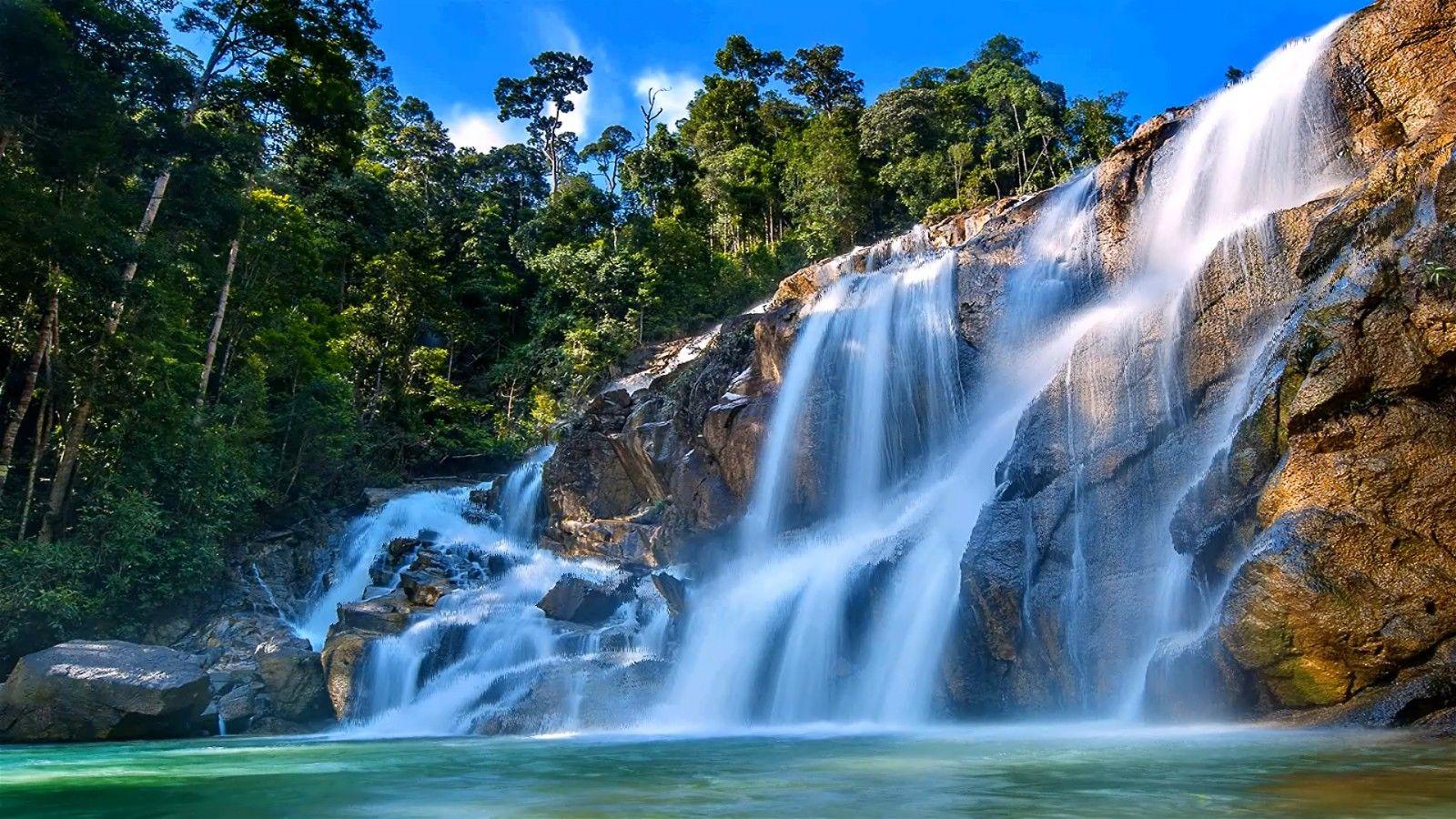 1600x900 Waterfalls Image For Desktop