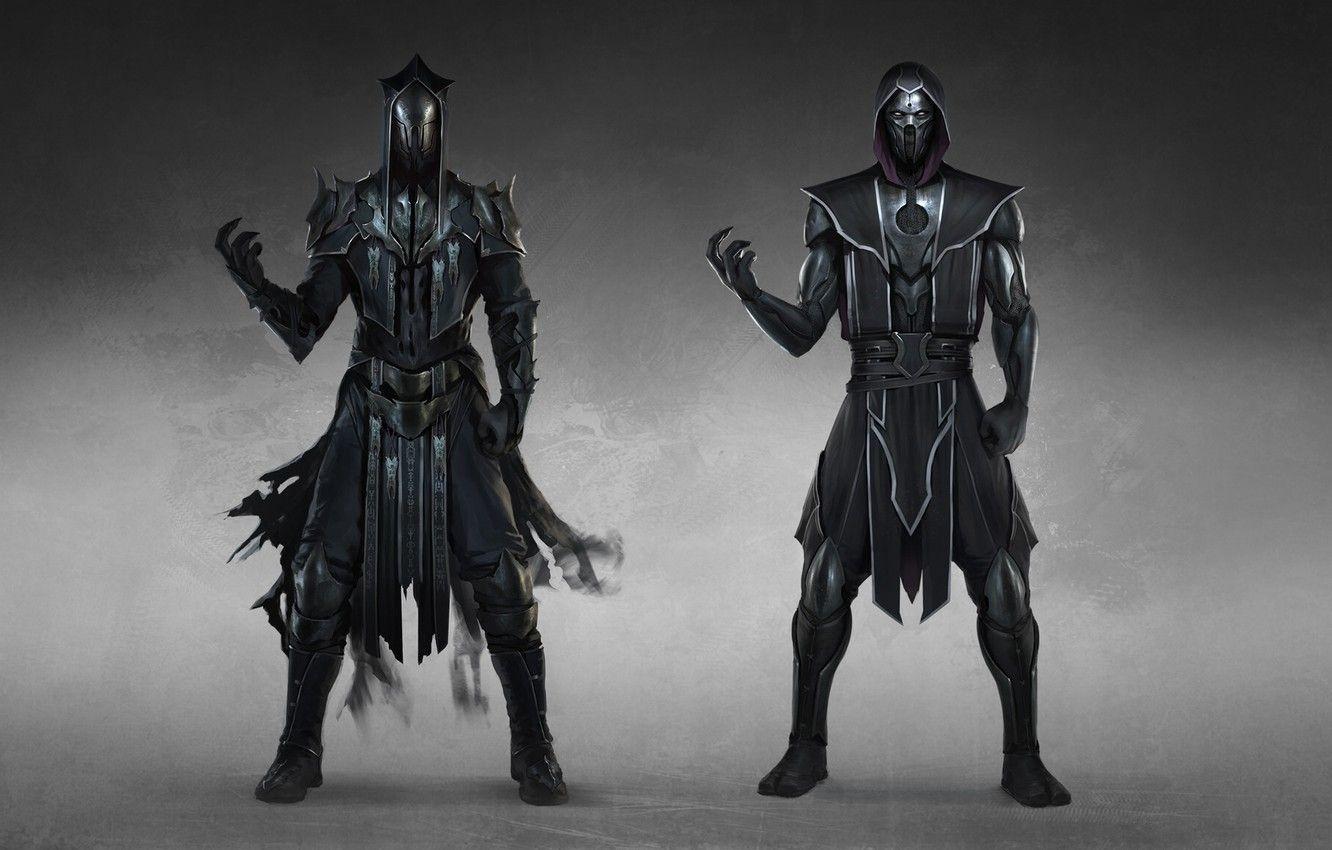 1332x850 Wallpaper Minimalism, Style, Warrior, Fighter, Style, Warrior, Fiction, Mortal Kombat, Fiction, Illustration, Character, Noob Saibot, Fighter, Character, Illustration, by Atomhawk Design image for desktop, section игры