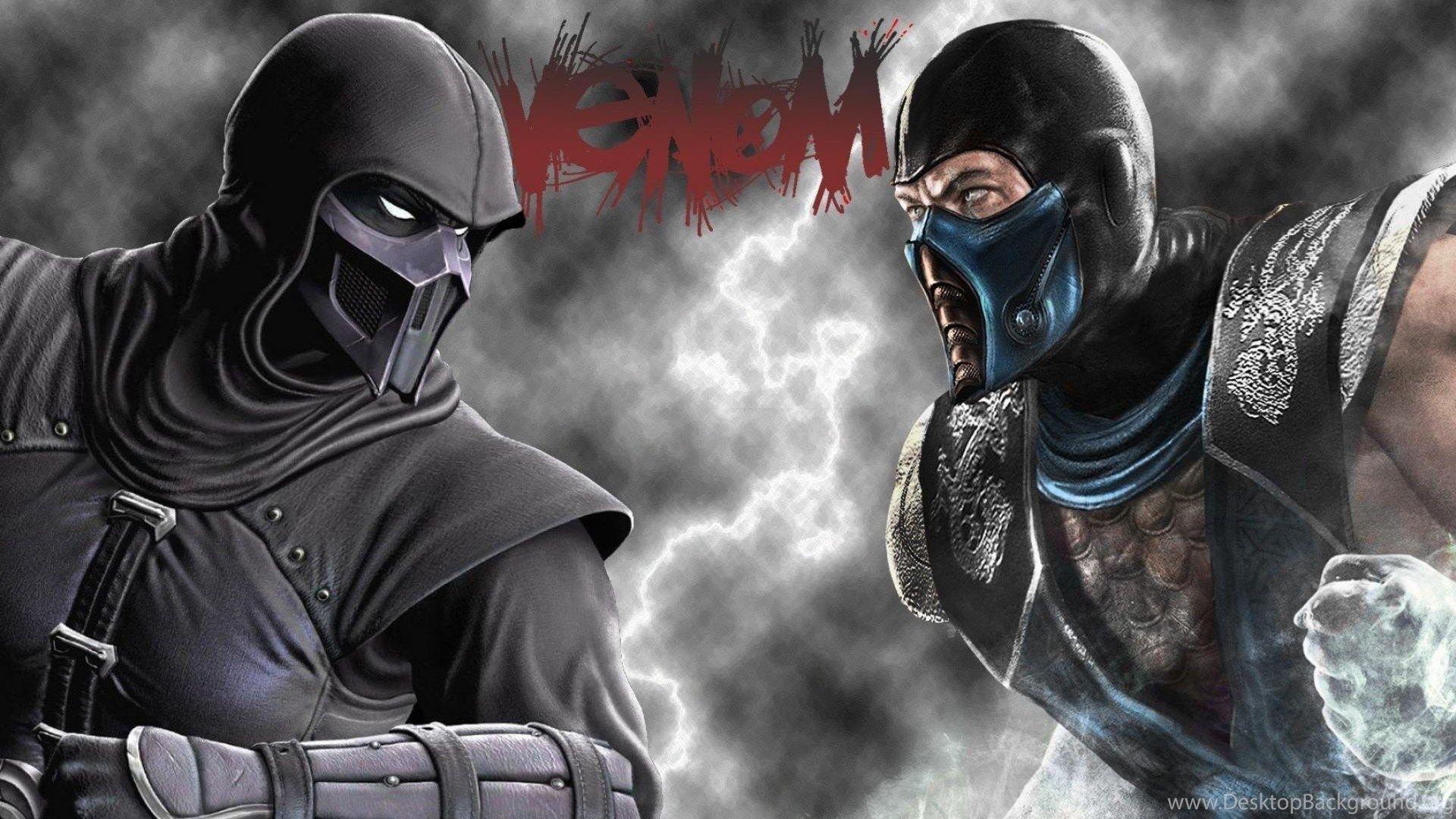 1920x1080 Mortal Kombat Noob Saibot Sub zero Venom Clouds Wallpaper Desktop Background